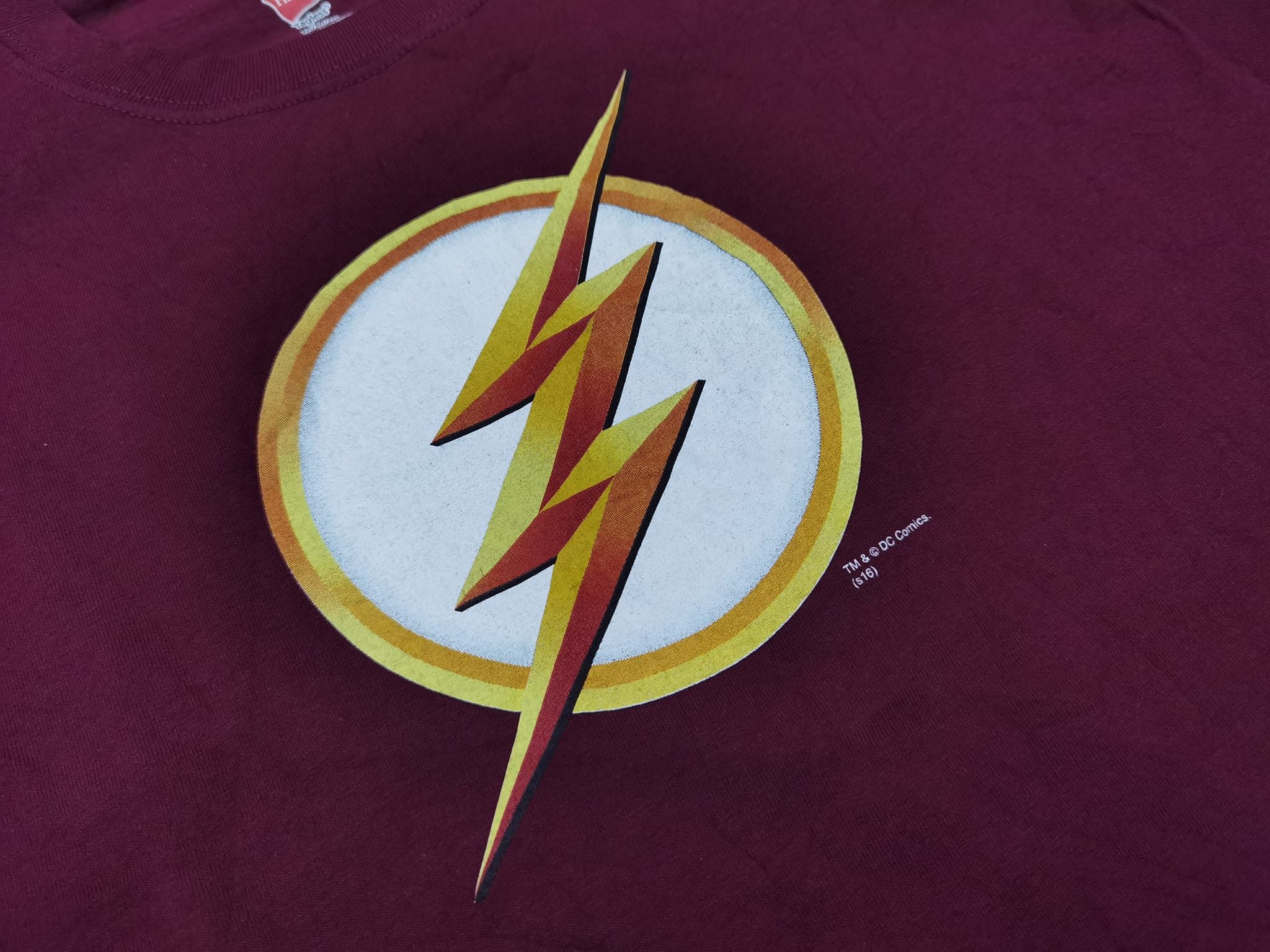 DC Comics × Hanes × Vintage Vintage hanes the flash Dc Comics S 3433 Size US S / EU 44-46 / 1 - 6 Thumbnail