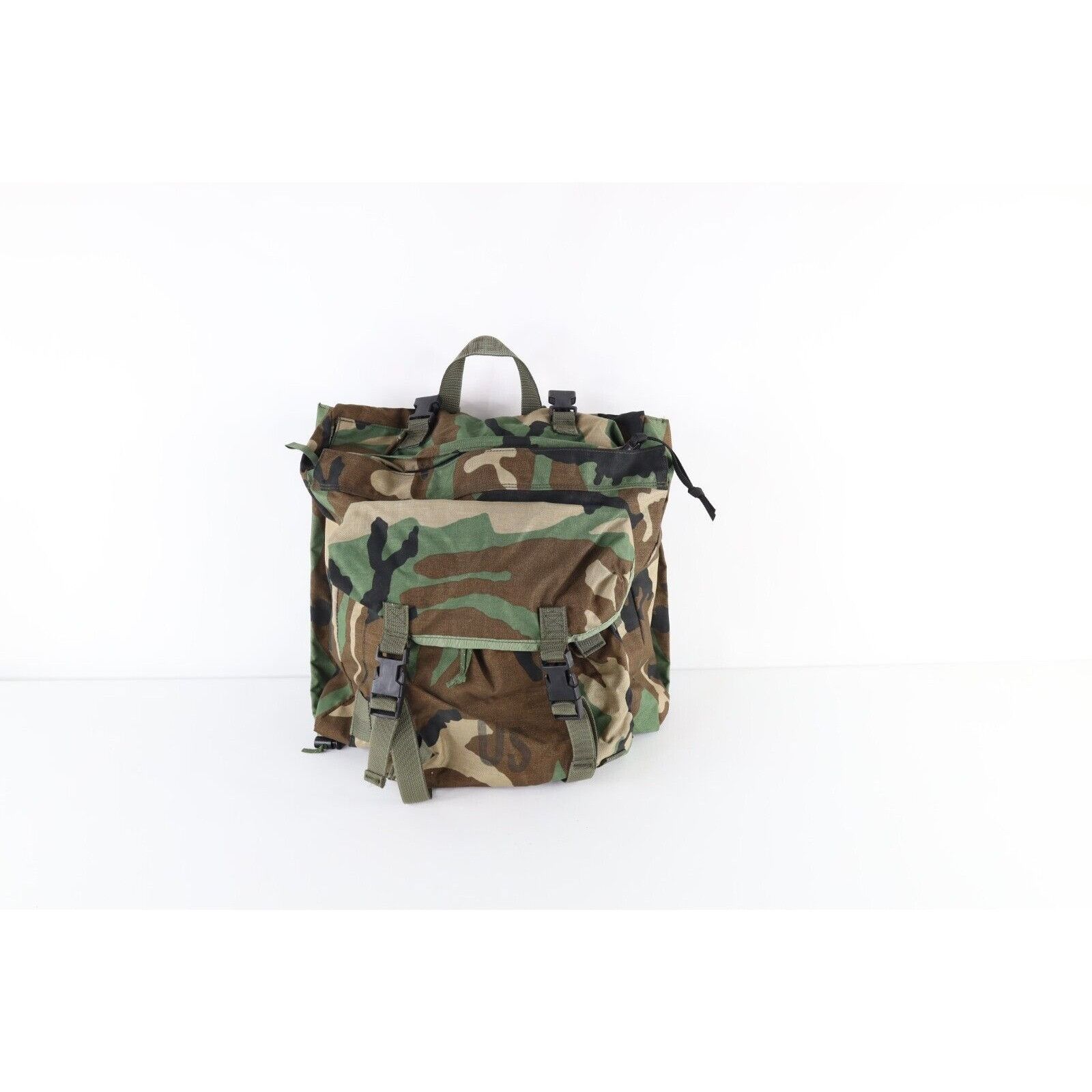 Vintage Military Issue Camouflage Combat Patrol Backpack