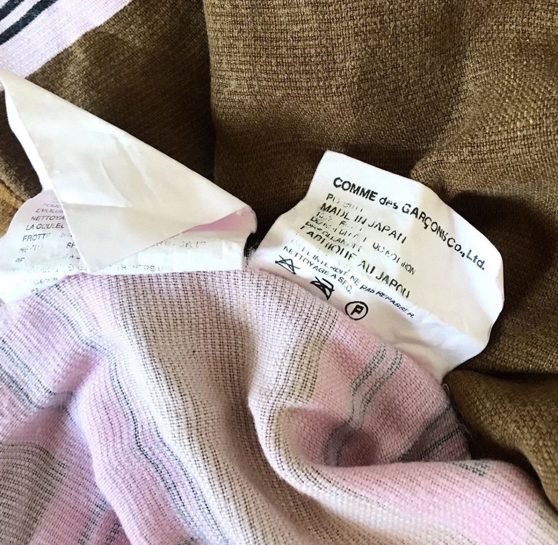 Comme des Garcons Cdg homme plus AD2004 abstract plaid camp shirt Size US S / EU 44-46 / 1 - 5 Thumbnail