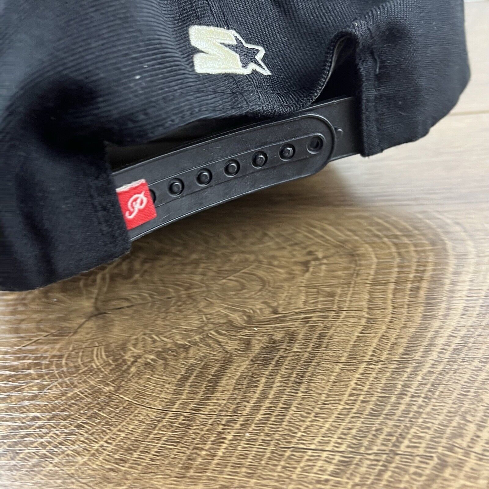 Starter P Starter Hat Black Cap Hat Adjustable Hat Black Adult Hat Size ONE SIZE - 13 Thumbnail