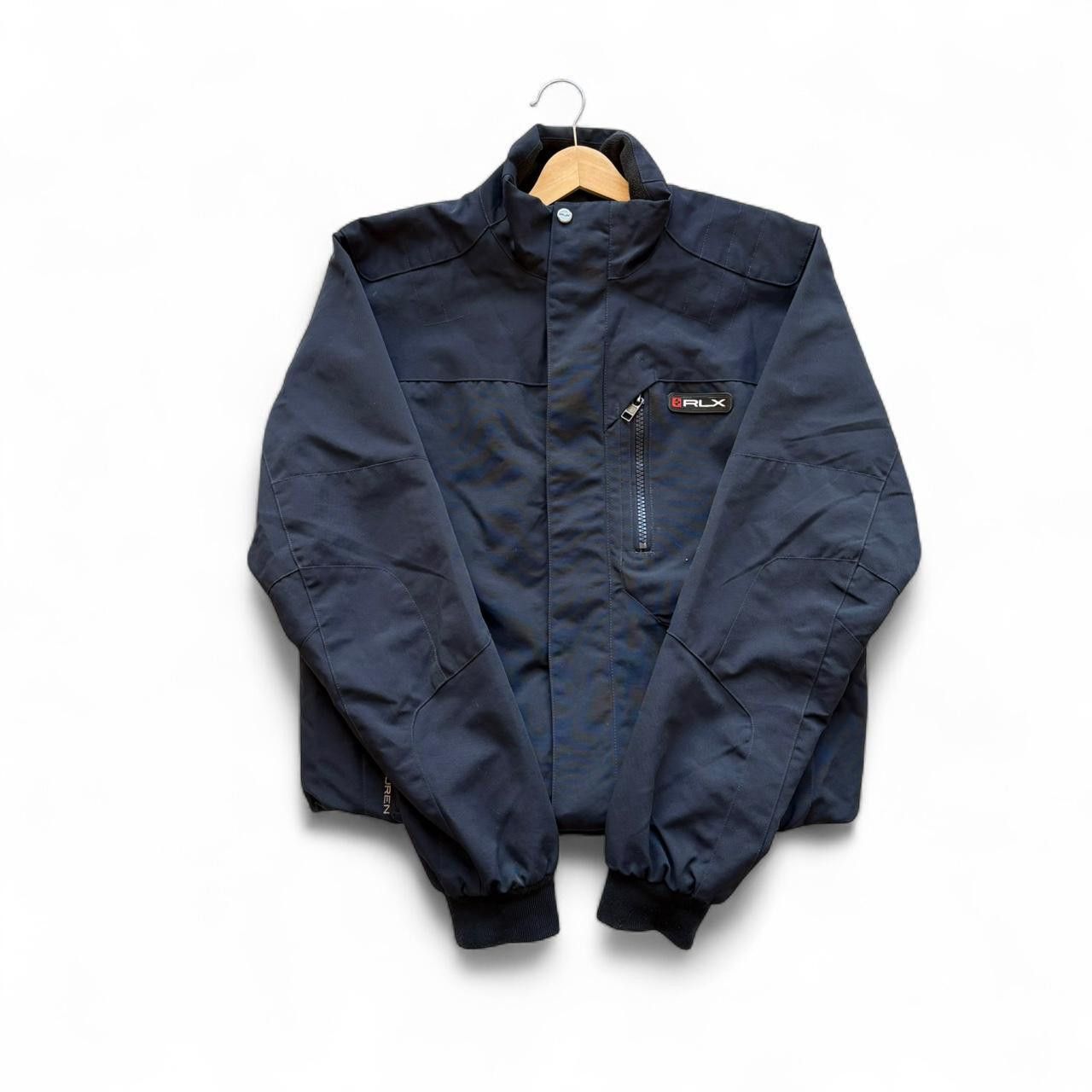 RLX Ralph Lauren RLX Ralph Lauren navy nylon dual zip biker jacket medium Size US M / EU 48-50 / 2 - 3 Thumbnail
