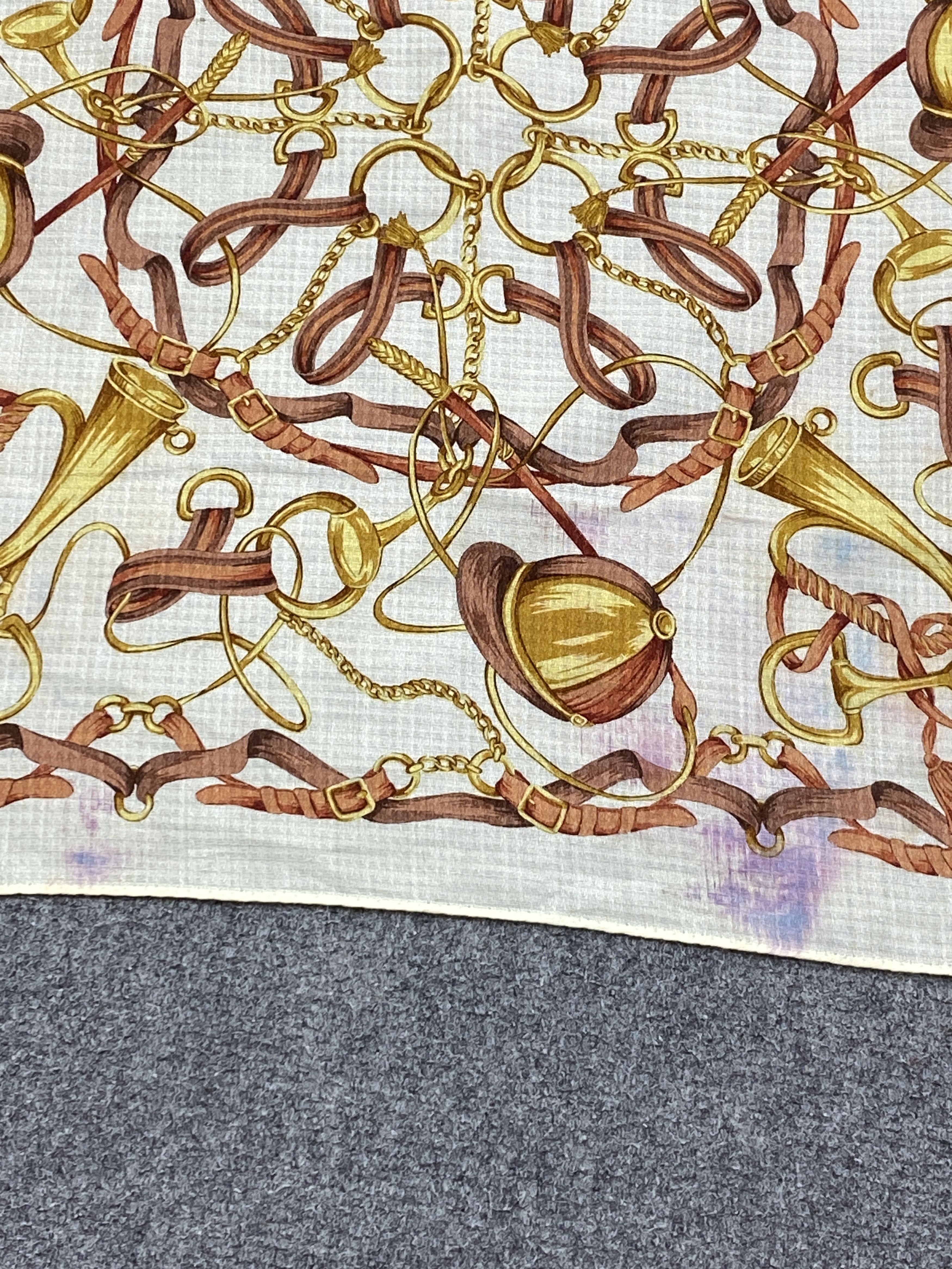 Celine Vintage Celine Handkerchief / Neckerchief HKC1017 Size ONE SIZE - 7 Thumbnail