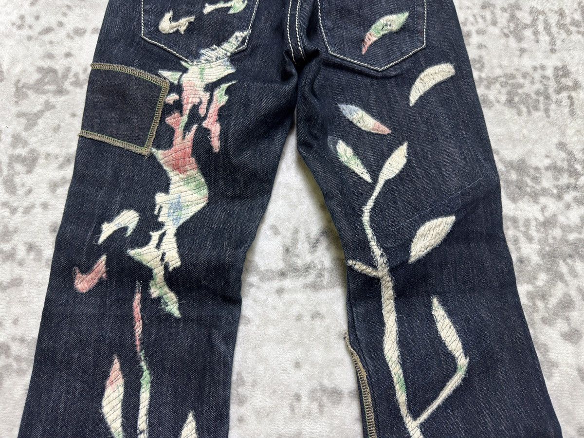 Marithe + Francois Girbaud Marithé + François Girbaud Cropped Flare Patchwork Denim Size 27" / US 4 / IT 40 - 12 Thumbnail