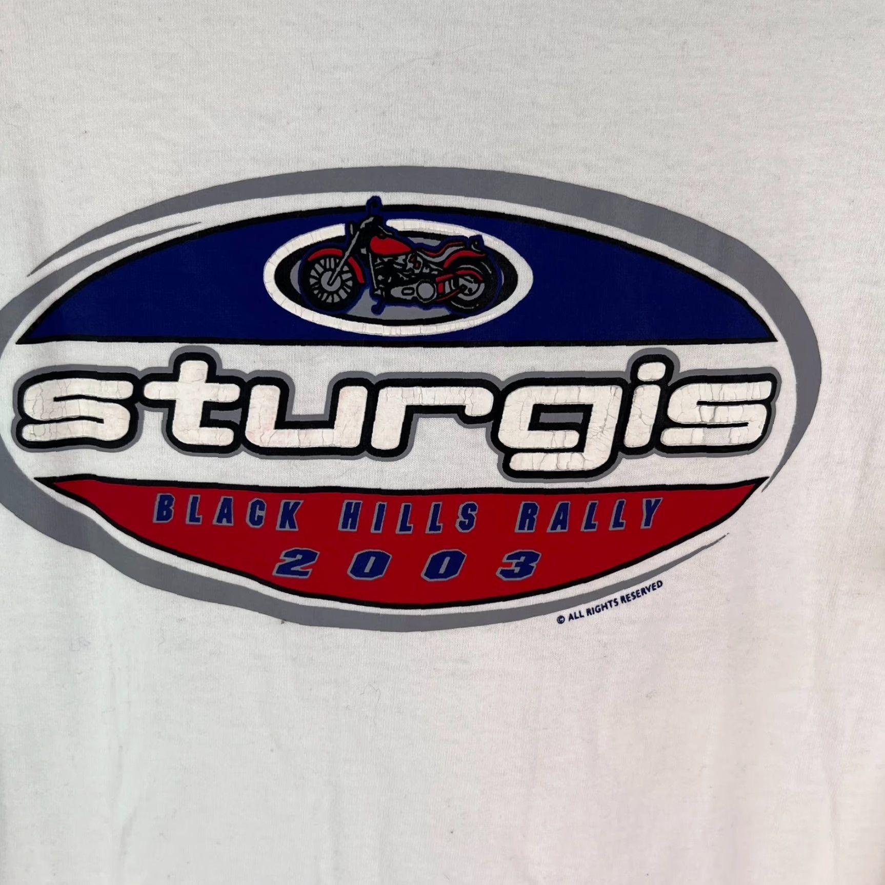 Vintage VINTAGE Sturgis Black Hills Rally Shirt 2003 Mens Size L White Long Sleeve Graphic 90s Biker Size US L / EU 52-54 / 3 - 2 Thumbnail
