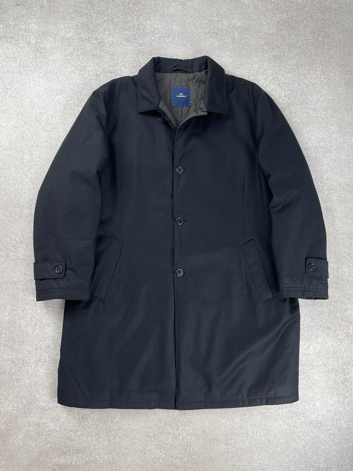 Mandelli Mandelli Cashmere Coat ing. Loro Piana Jacket Size 58 Size US XXL / EU 58 / 5 - 1 Thumbnail