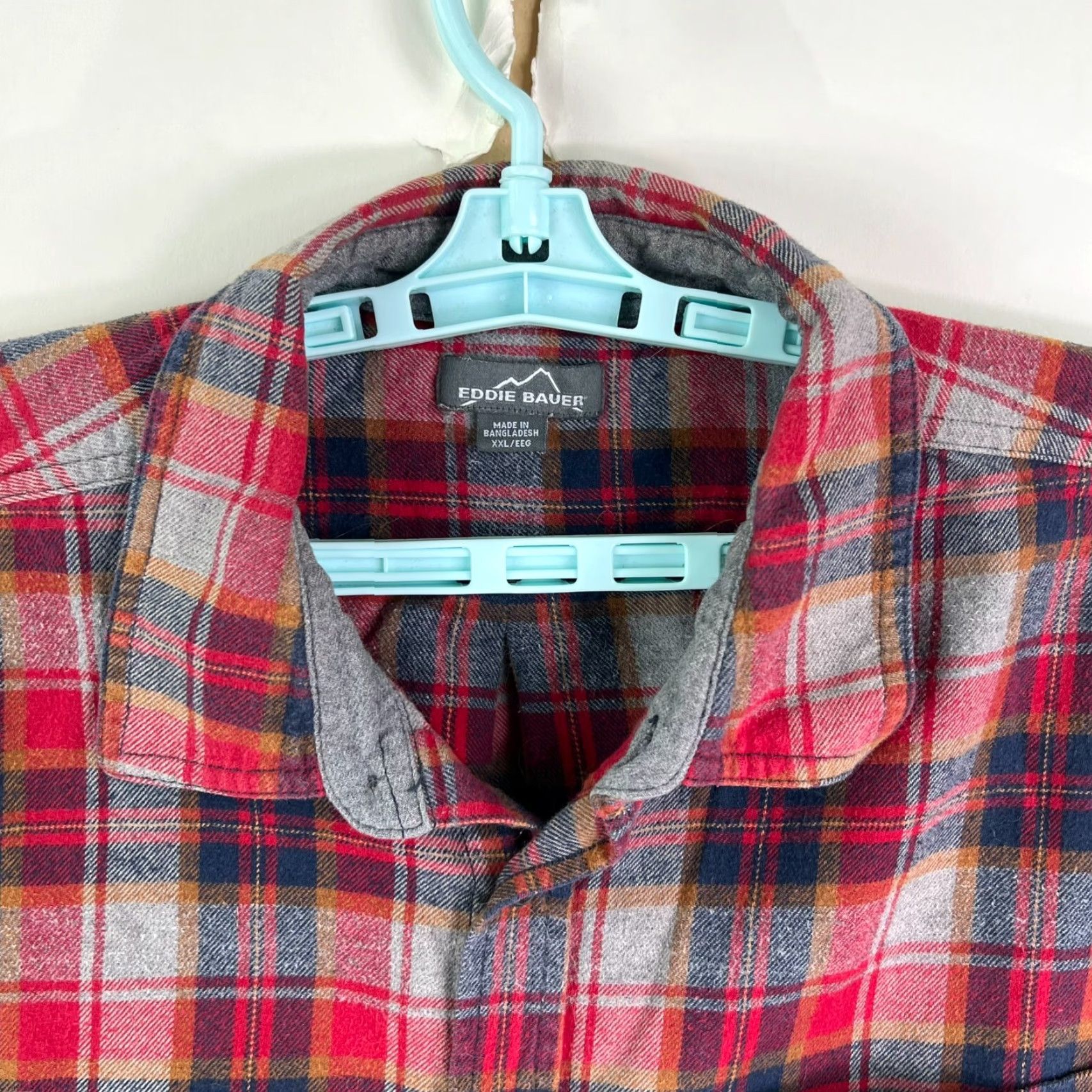 Eddie Bauer Eddie Bauer Flannel Shirt Mens 2XL Red Plaid Long Sleeve Casual Outdoor Size US XXL / EU 58 / 5 - 3 Thumbnail