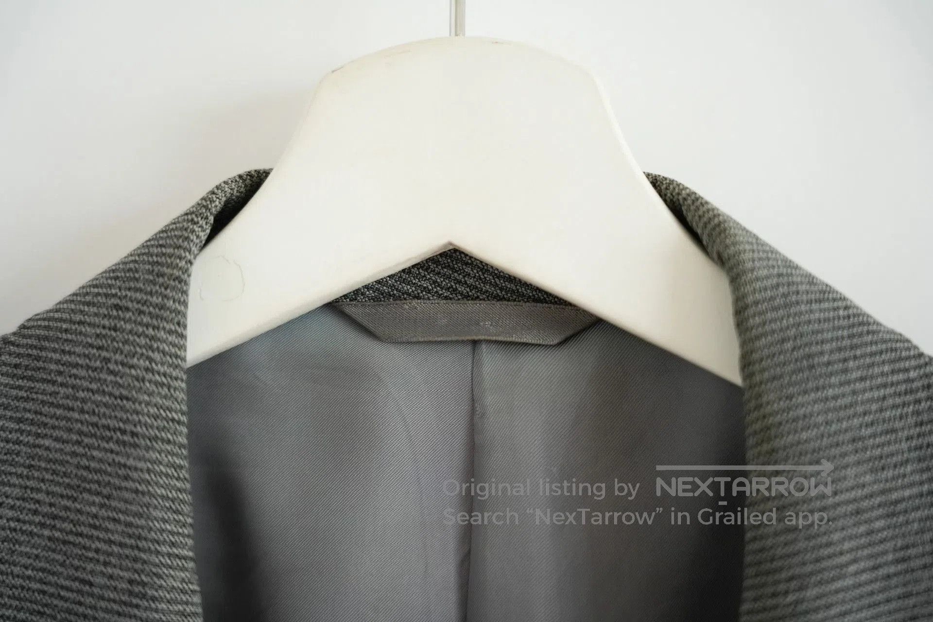 Y's for Men Yohji Yamamoto 90s Black Gray Striped Suit. Size US M / EU 48-50 / 2 - 6 Thumbnail