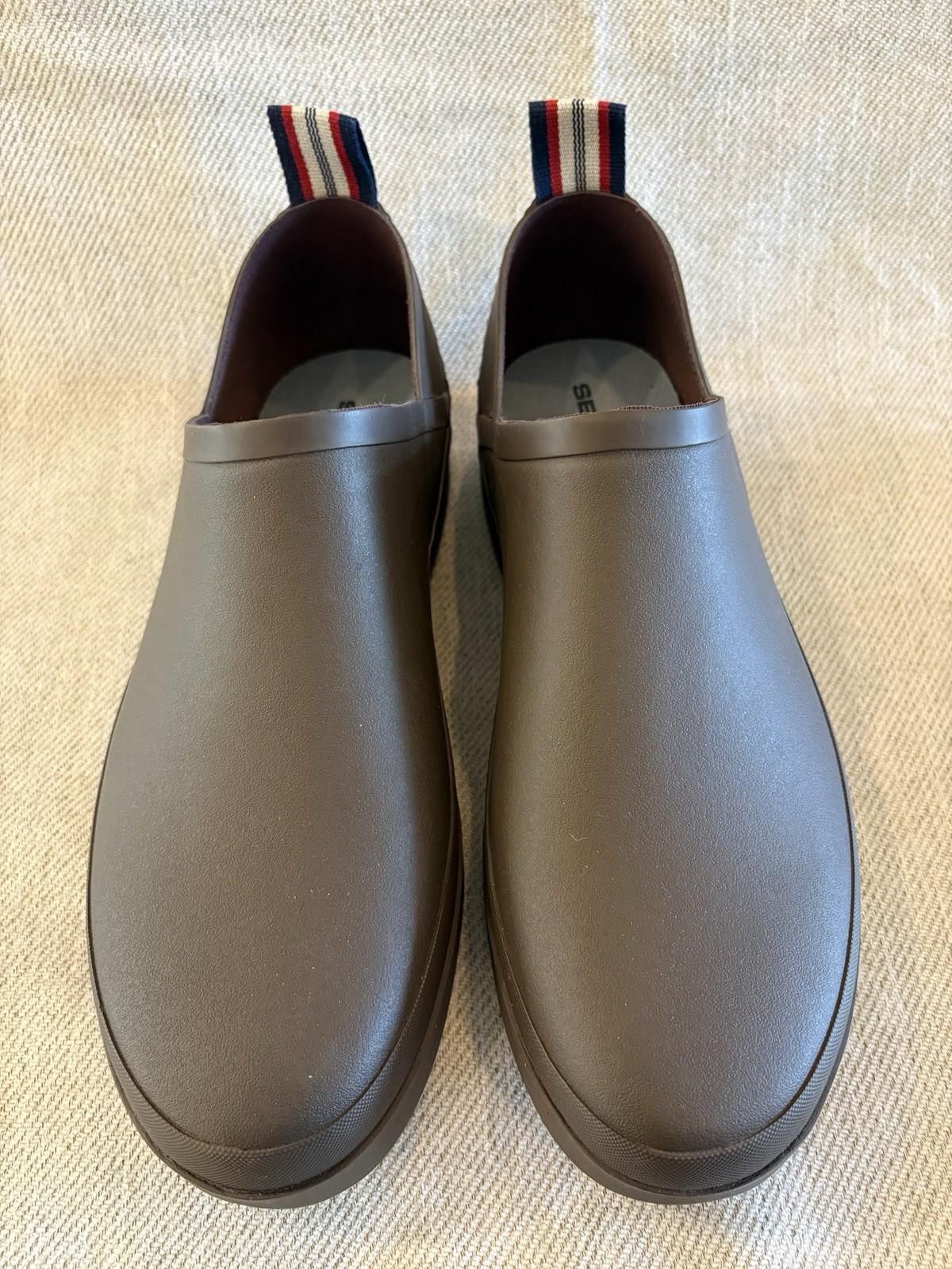 SeaVees Seavees Clog Coffee Rubber Men's Size 13 Waterproof Shoes Size US 13 / EU 46 - 3 Thumbnail