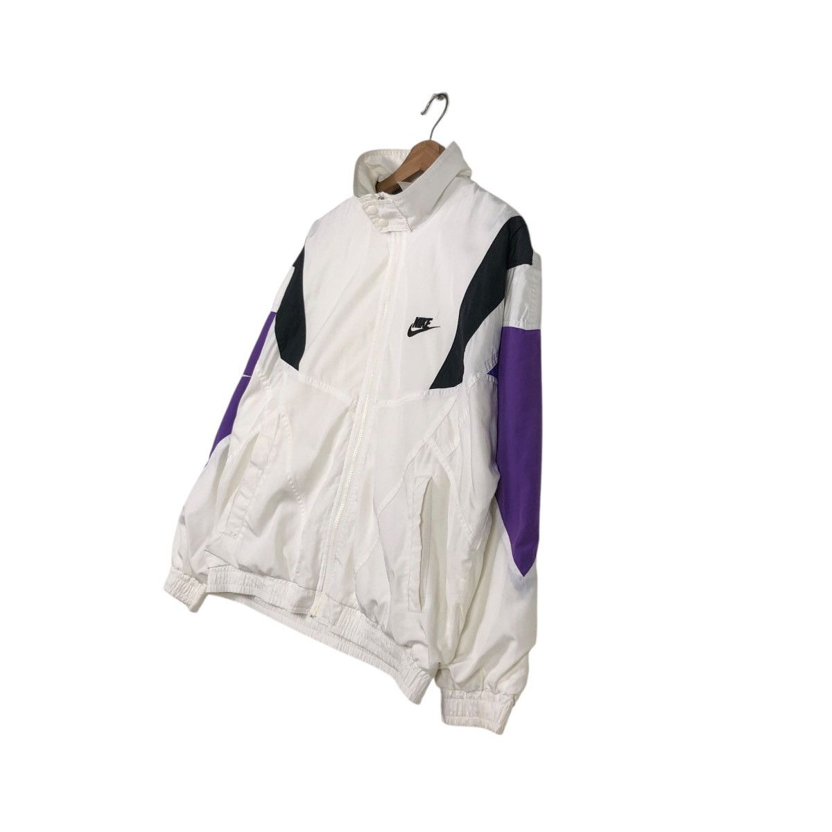 Nike 🔥VINTAGE ZIPPER JACKET NIKE BIG SWOOSH LOGO Size US M / EU 48-50 / 2 - 4 Thumbnail