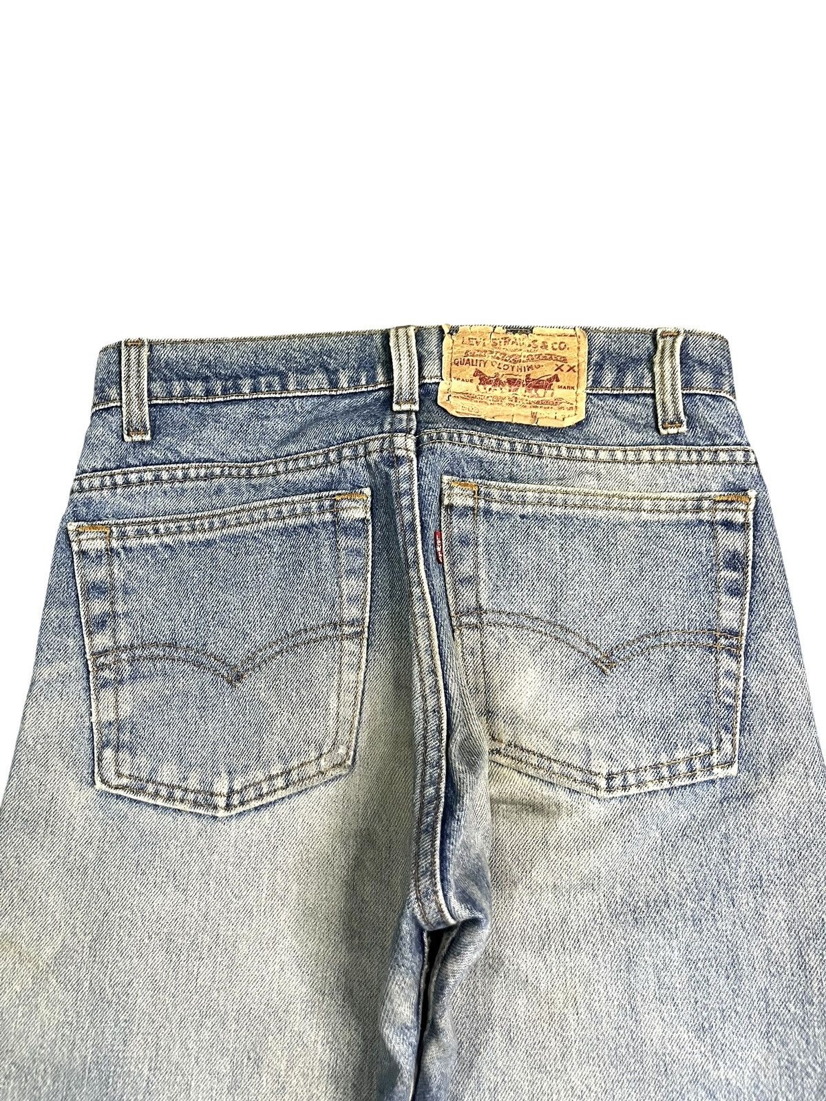 Levi's Vintage 90s Levis 505 Mud Wash Distressed Jeans Size US 28 / EU 44 - 4 Thumbnail