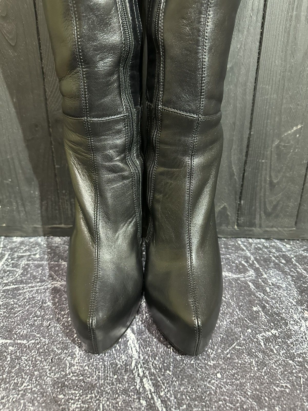 Le Silla LE SILLA STRETCH Nappa Leather Over Knee Platform Boots 35.5 Size US 5.5 / IT 35.5 - 6 Thumbnail