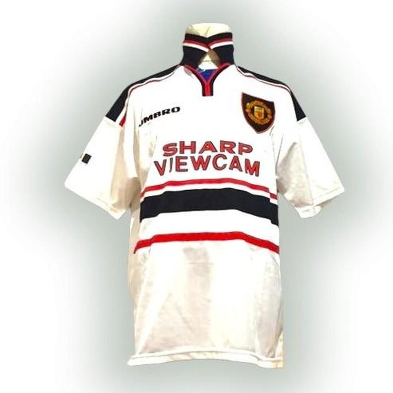 Umbro Manchester United England 1997 1998 1999 Away Shirt Jersey Size US XL / EU 56 / 4 - 2 Thumbnail