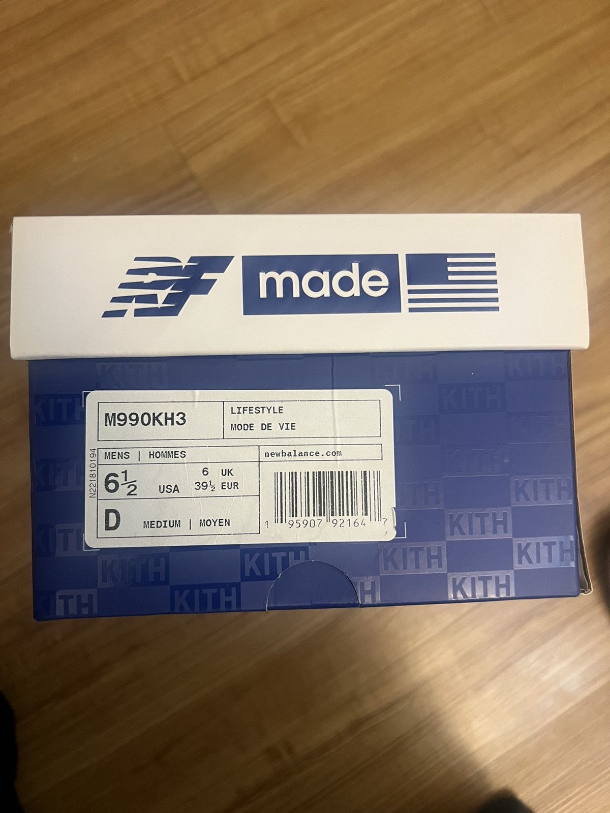 Kith × New Balance Kith x New Balance Ronnie Fieg 990 Size US 6.5 / EU 39-40 - 9 Thumbnail