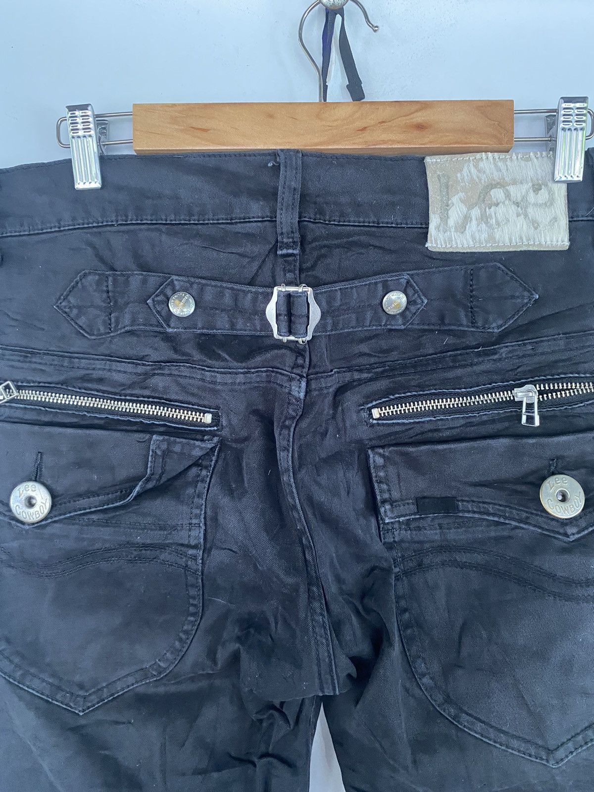 Cowboy Equipment × Lee LEE Cowboy Zipper Black Pants Size US 36 / EU 52 - 9 Thumbnail