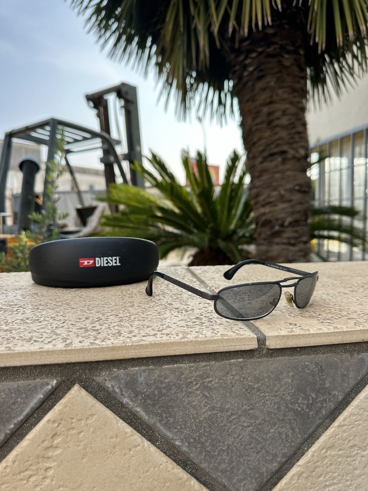 Diesel Sunglasses Shades Dragster 125 Dark Silver