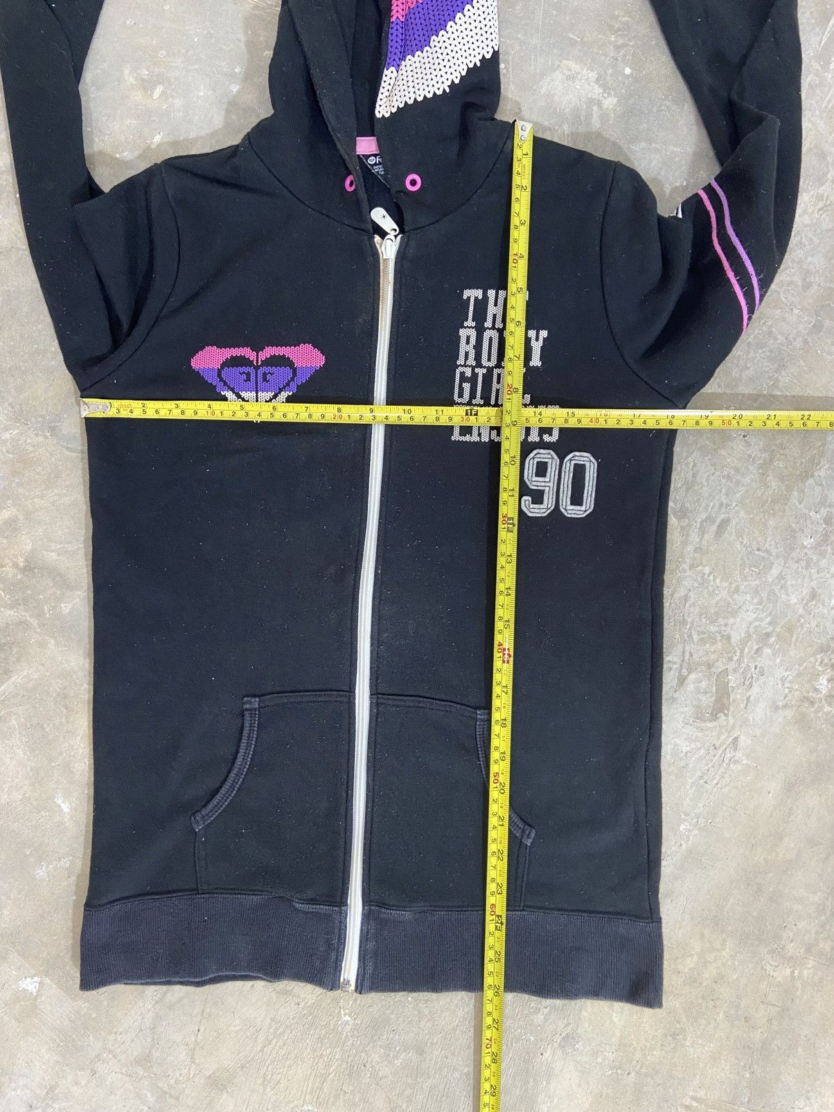Quiksilver Roxy logo zipper hoodie sweatshirt Size L / US 10 / IT 46 - 4 Thumbnail