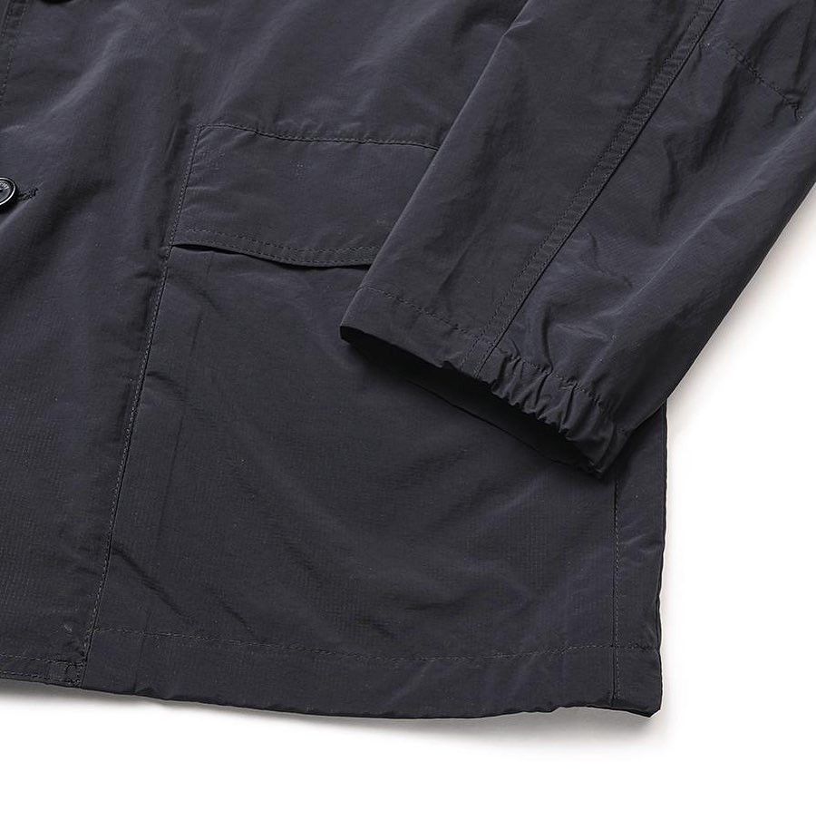 Japanese Brand SIEG x 59LINE Nylon Ripstop String Overfit Jacket Black Size US L / EU 52-54 / 3 - 8 Thumbnail