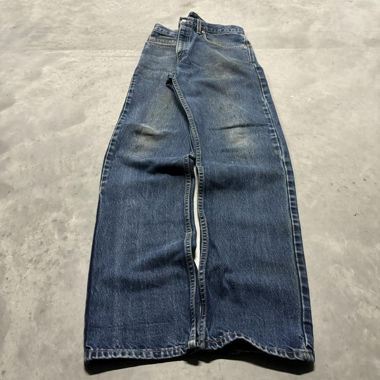 Japanese Brand × Vintage Crazy Vintage Y2K/2000s Grunge Dark Wash Denim Jeans! Size US 30 / EU 46 - 3 Thumbnail