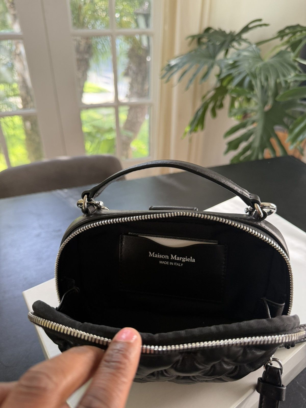 Maison Margiela Maison Margiela Glam Slam Black Belt Bag Size ONE SIZE - 4 Thumbnail