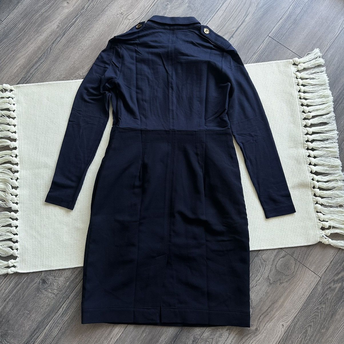 Burberry Burberry Brit Deep Navy One Piece Military Wool Blend Dress Size M / US 6-8 / IT 42-44 - 10 Thumbnail