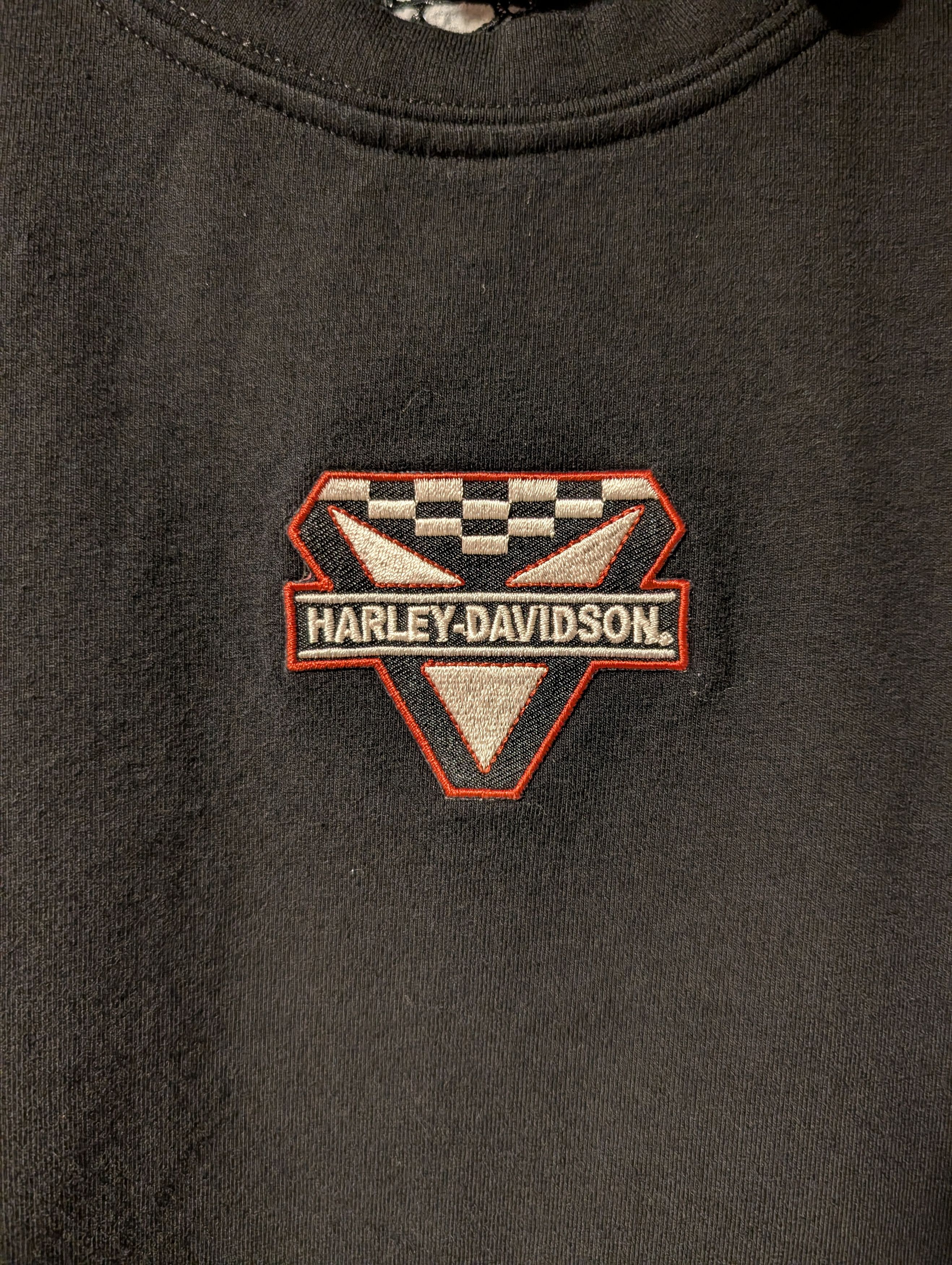 Harley Davidson Vintage Harley Davidson Shirt Womens Center Logo Baby Tee Size M / US 6-8 / IT 42-44 - 2 Thumbnail