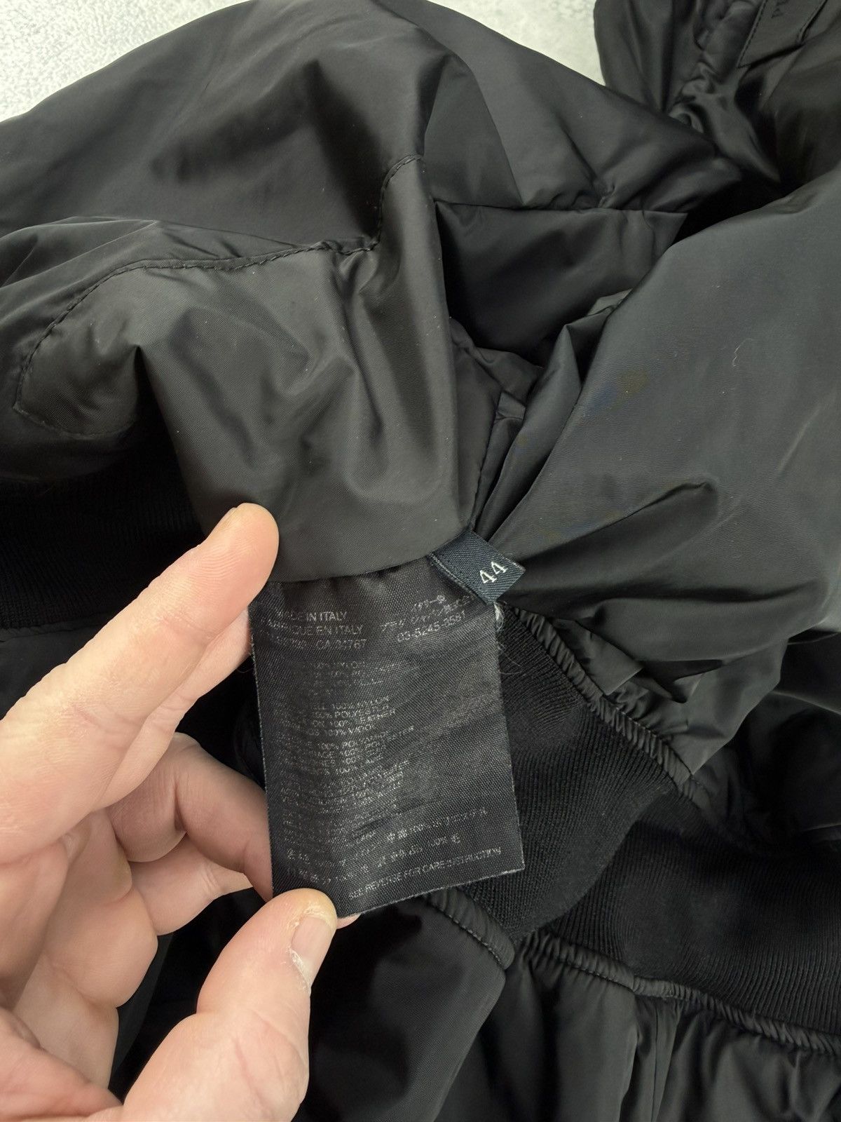 Prada Prada Women Black Nylon Jacket Zip Button Front IT 44 Size M / US 6-8 / IT 42-44 - 11 Thumbnail