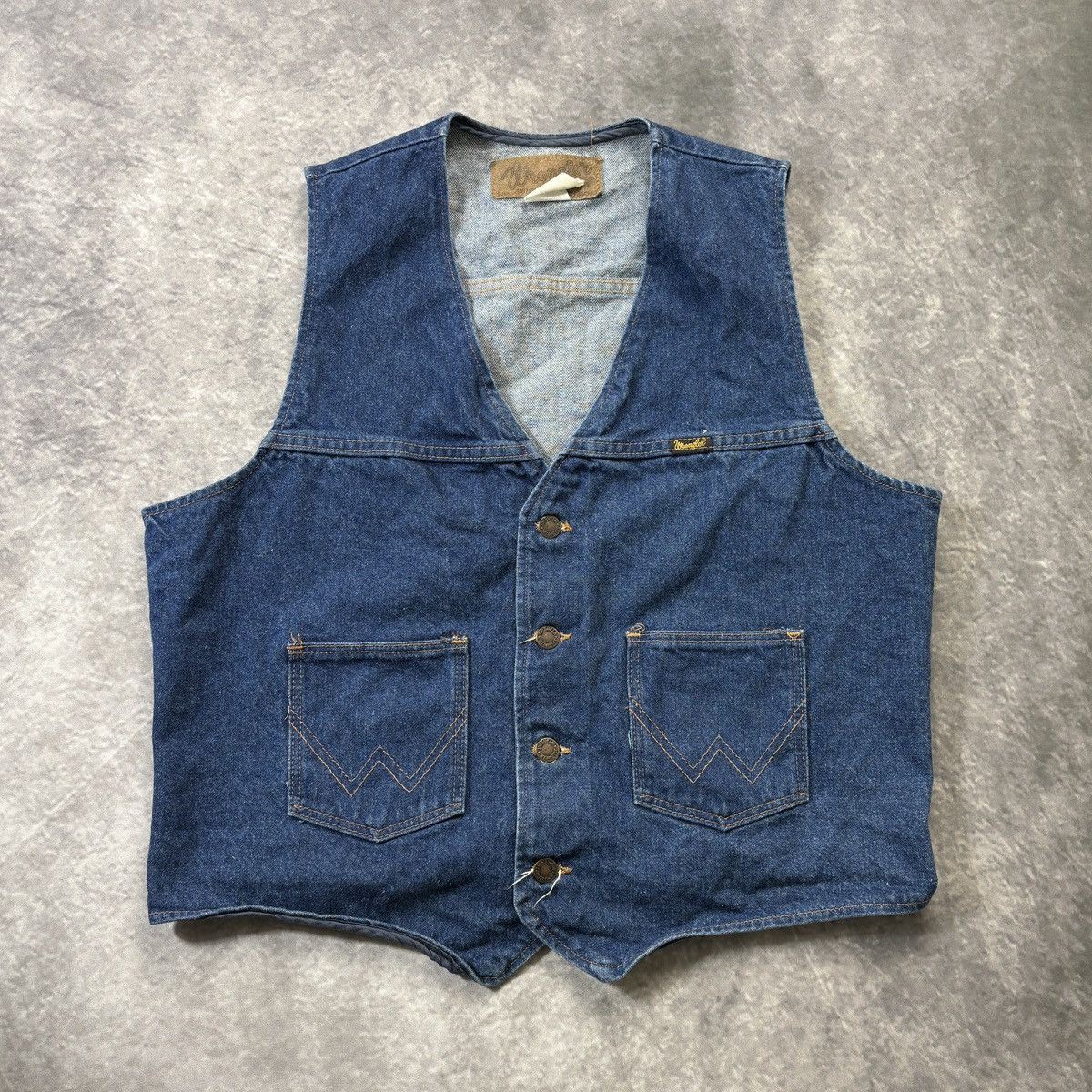 Vintage × Wrangler Wrangler Vest Size US M / EU 48-50 / 2 - 1 Thumbnail