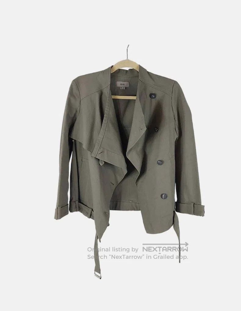 Helmut Lang Helmut Lang size P Asymmetrical Deconstructed Jacket, Light Size S / US 4 / IT 40 - 3 Thumbnail