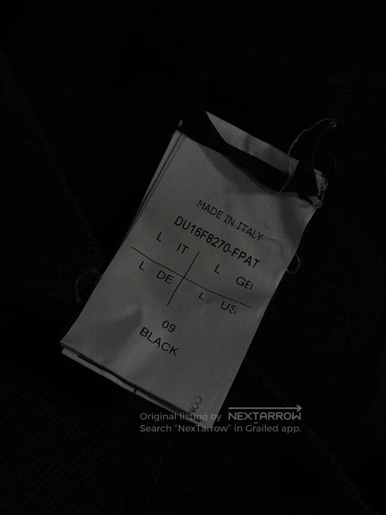 Rick Owens Rick Owens 16 FW Classic Patch Long Sleeve Pullover Sweats Size US L / EU 52-54 / 3 - 6 Thumbnail