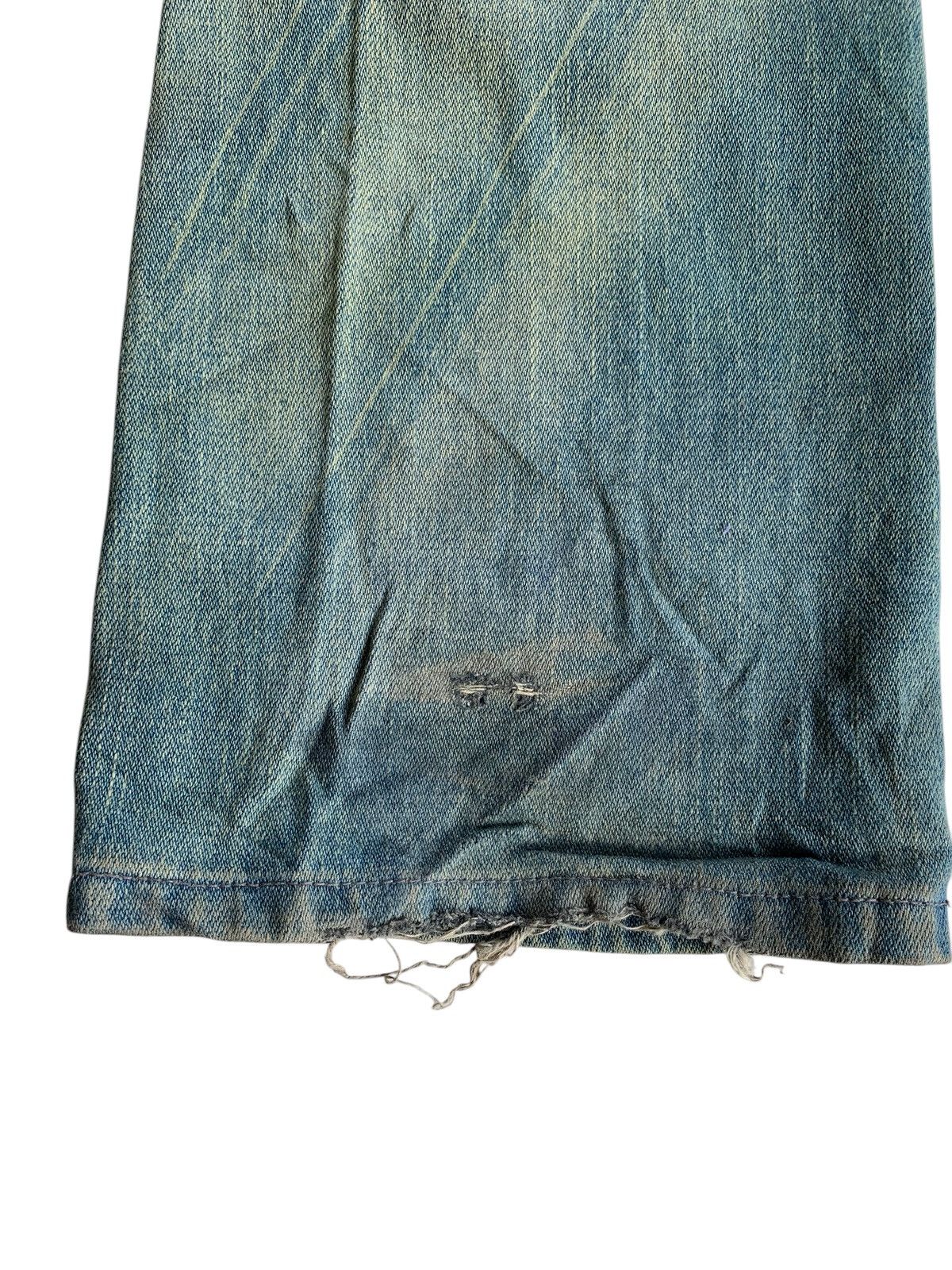 Kapital FLARE💥JAPANESE PUNK STYLE UNKNOWN RUSTY DISTRESSED DENIM🎌☠️ Size US 30 / EU 46 - 21 Thumbnail