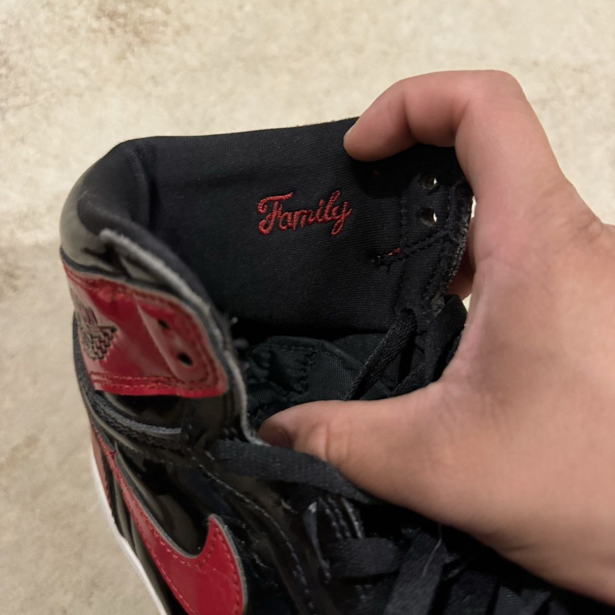 Jordan Brand Jordan 1 Retro High OG Patent Bred Sz 8.5 Size US 8.5 / EU 41-42 - 10 Thumbnail