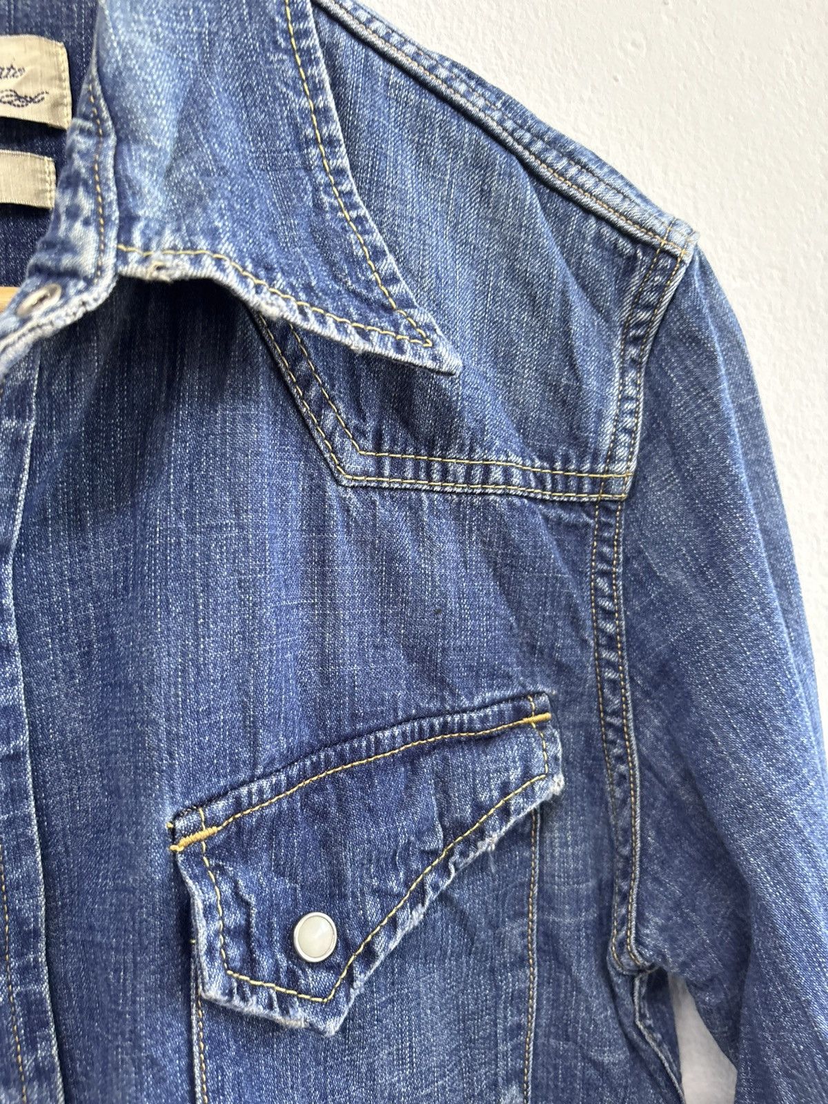 Remi Relief REMI RELIEF Denim Shirt Western Japan Made Size US S / EU 44-46 / 1 - 7 Thumbnail