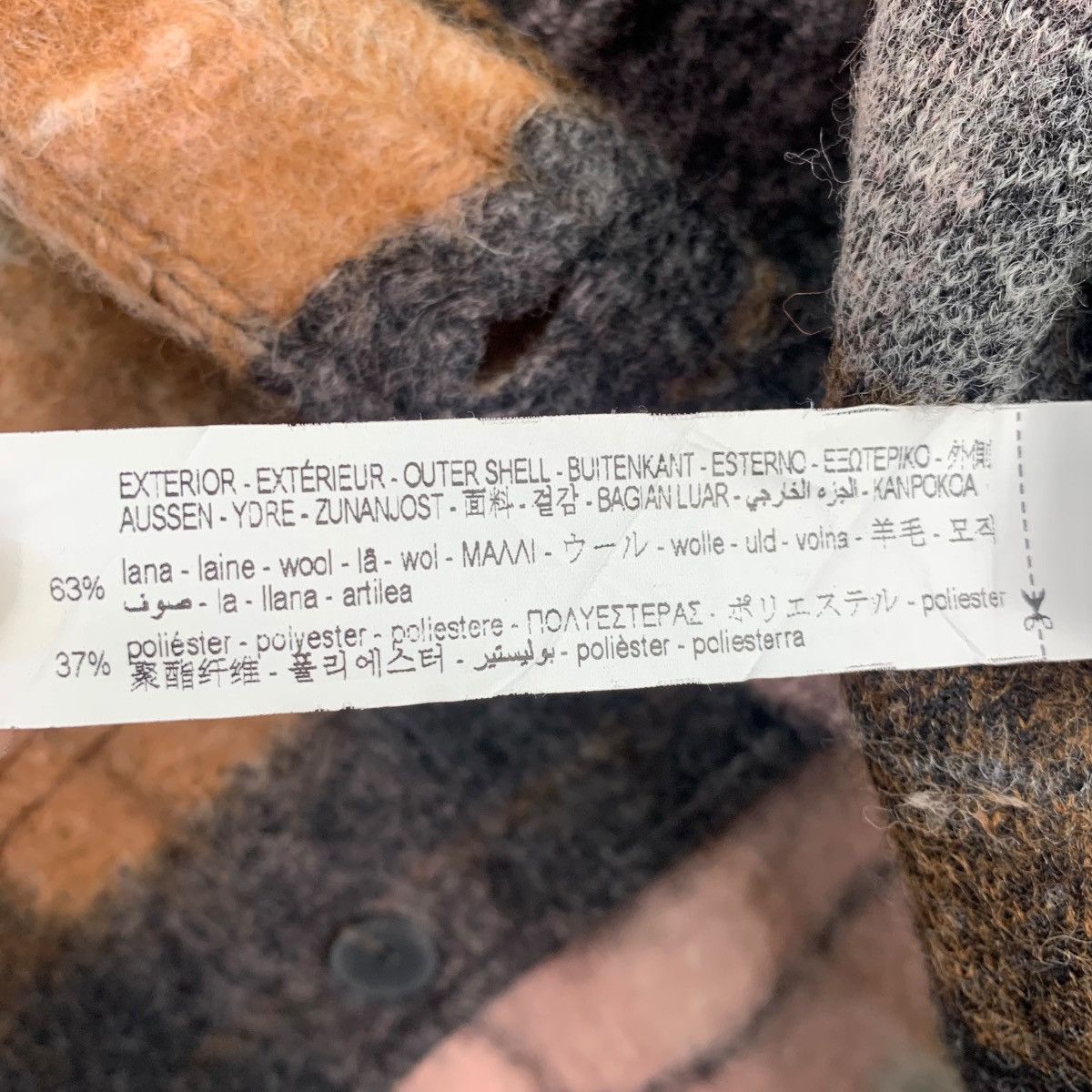 Zara ZARA Casualwear Designer Checkered Wool Crop Sweater Jacket Size L / US 10 / IT 46 - 10 Thumbnail
