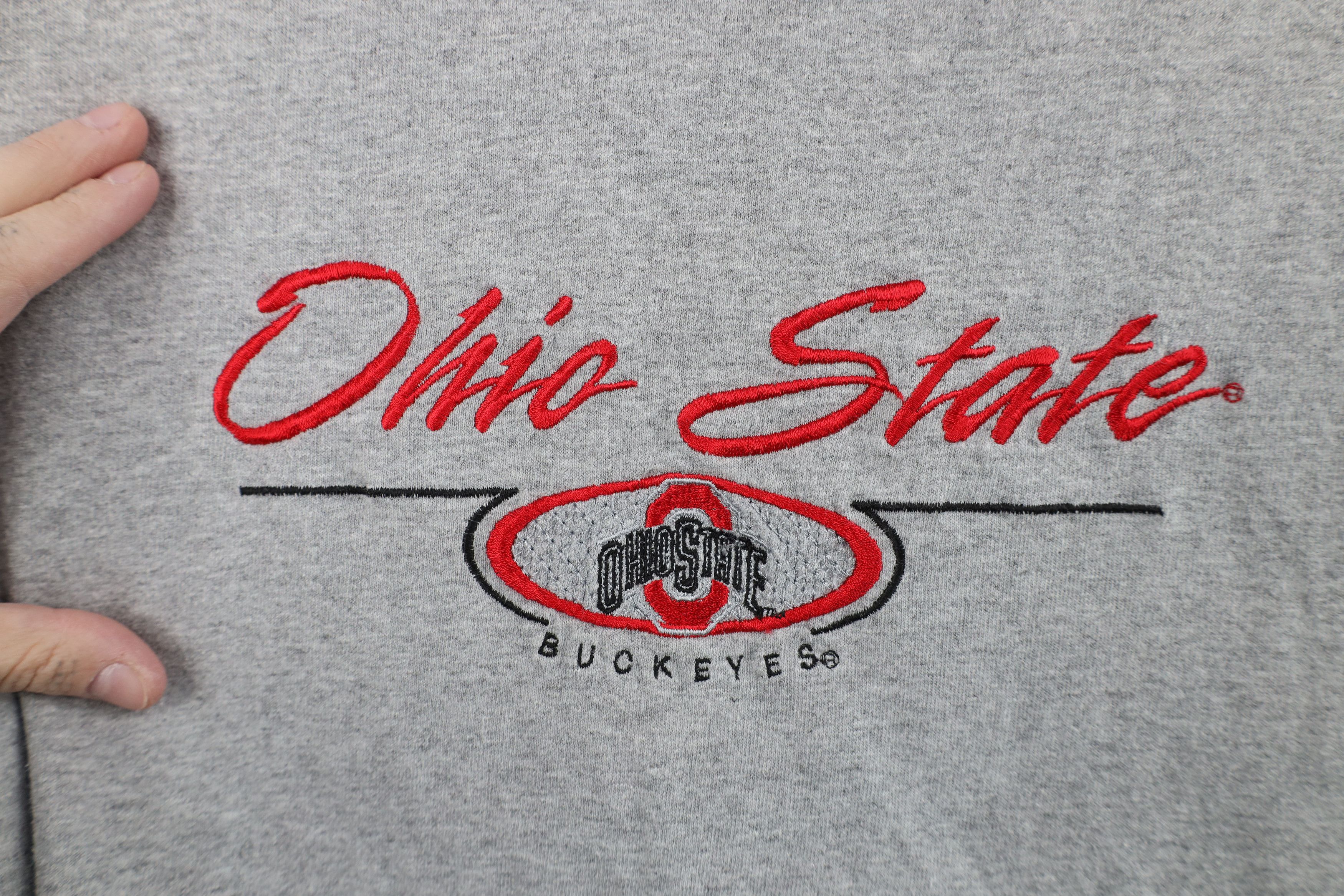 Vintage Vintage 90s Script Ohio State University Long Sleeve T-Shirt Size US XXL / EU 58 / 5 - 4 Thumbnail