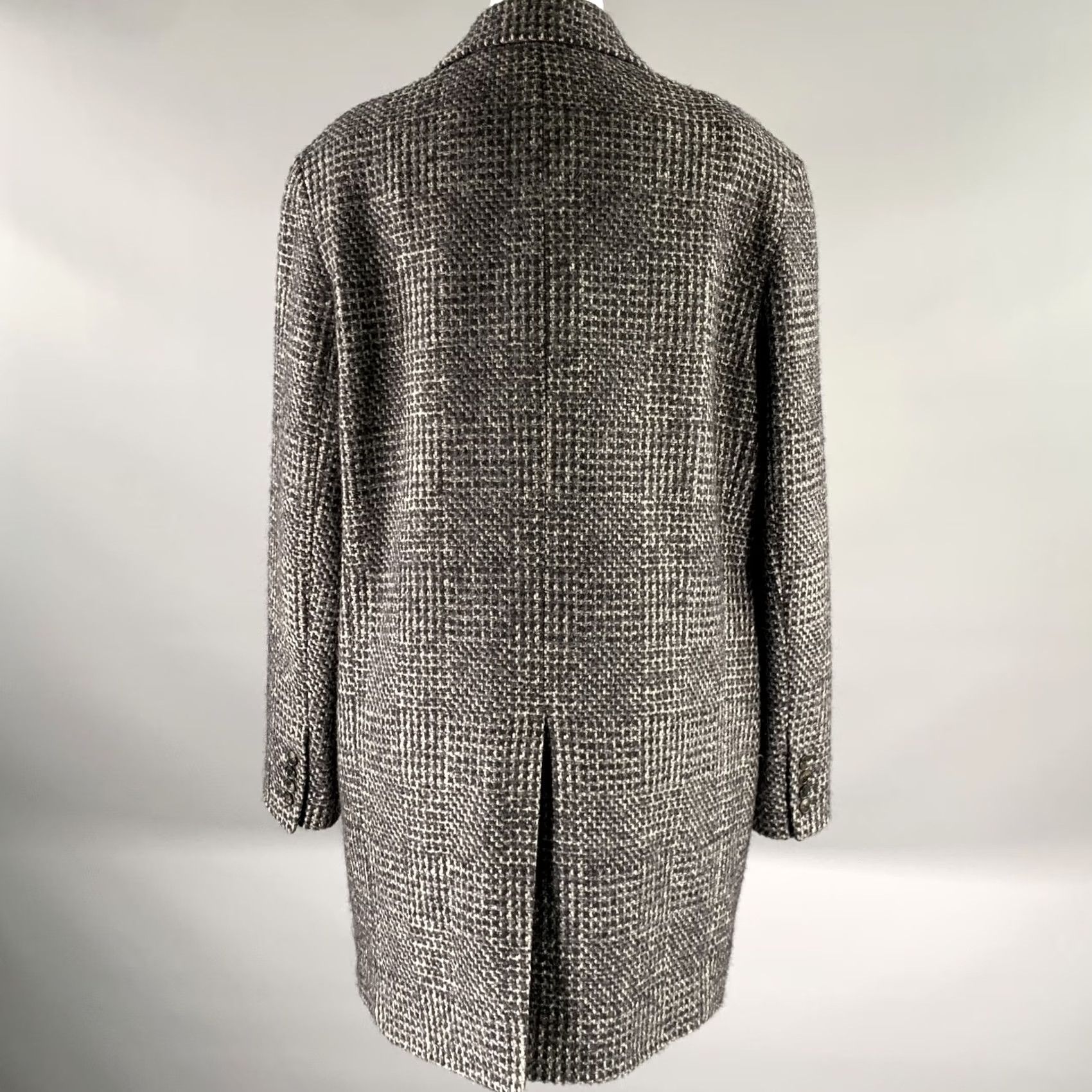 The Row THE ROW Grey Wool Silk Blend Coat XL Peacoat Blazer Women Size XL / US 12-14 / IT 48-50 - 4 Thumbnail