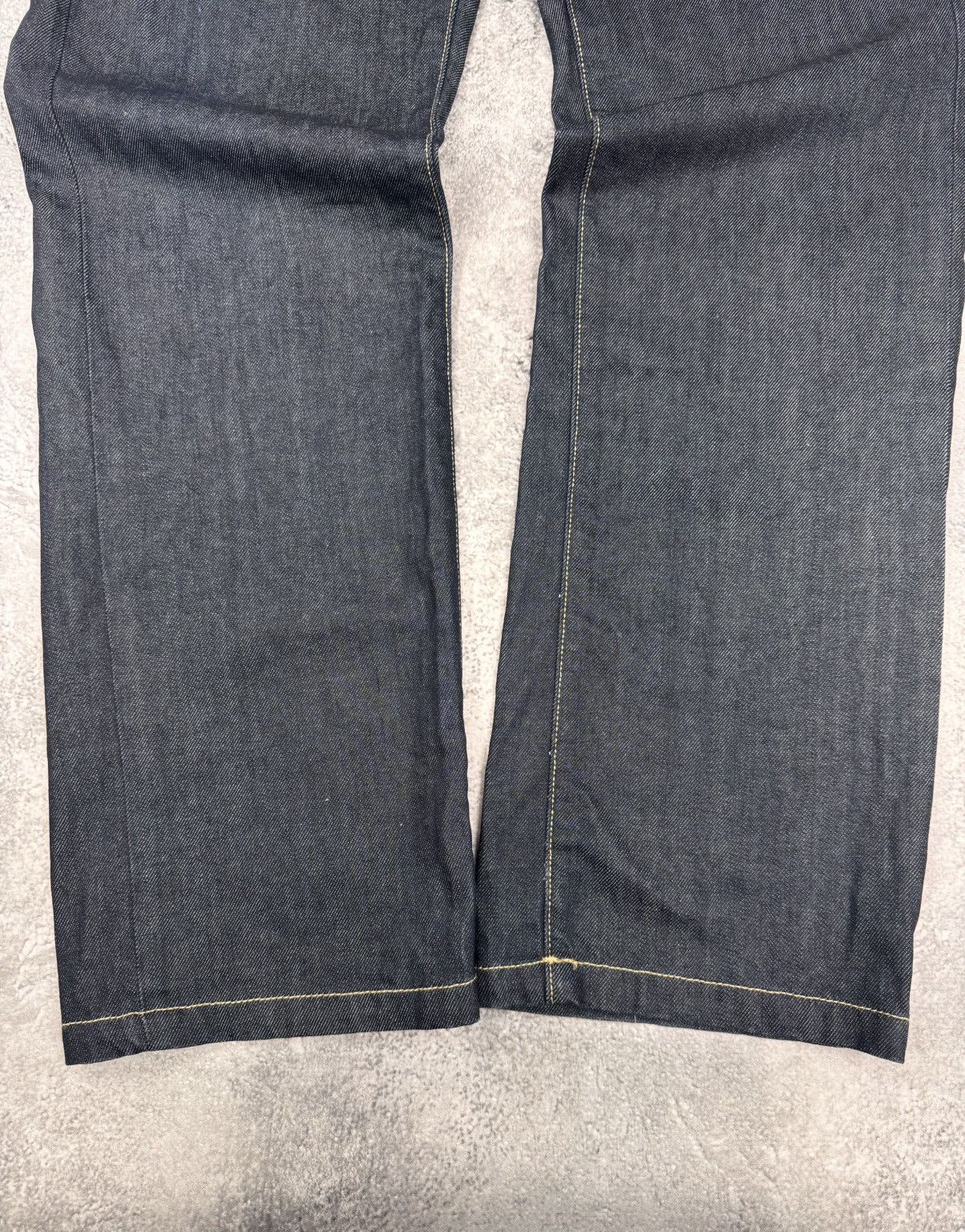Jasper Conran Jasper Conran Men Dark Blue Straight Leg Jeans Size 36 Size US 36 / EU 52 - 5 Thumbnail