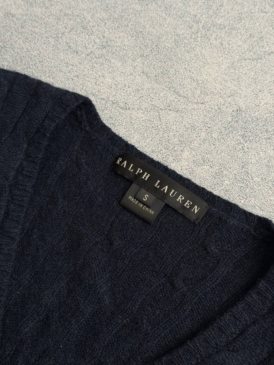 Polo Ralph Lauren Ralph Lauren Black Label Cable-Knit 100% Cashmere Sweater Size S / US 4 / IT 40 - 4 Thumbnail