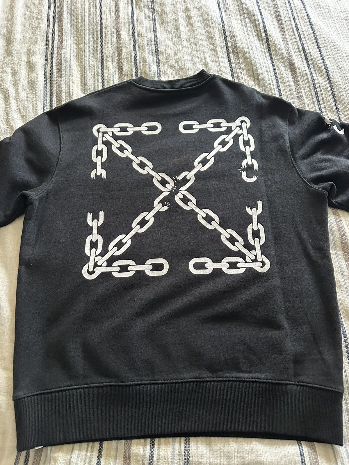 Off-White Off-White Chain Linked Arrow Printed Sweatshirt Size US M / EU 48-50 / 2 - 9 Thumbnail