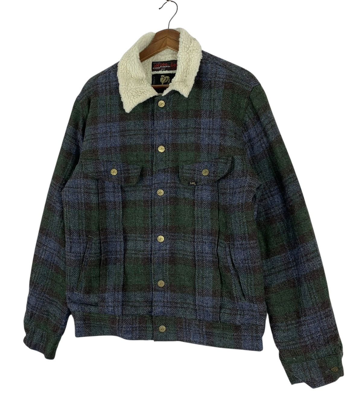 Lee Vintage Lee Storm Riders Tartan Wool Jacket Size US L / EU 52-54 / 3 - 2 Thumbnail