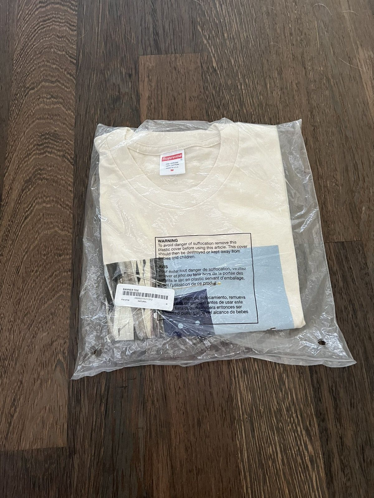 Supreme Supreme Banner Tee Size US M / EU 48-50 / 2 - 2 Thumbnail
