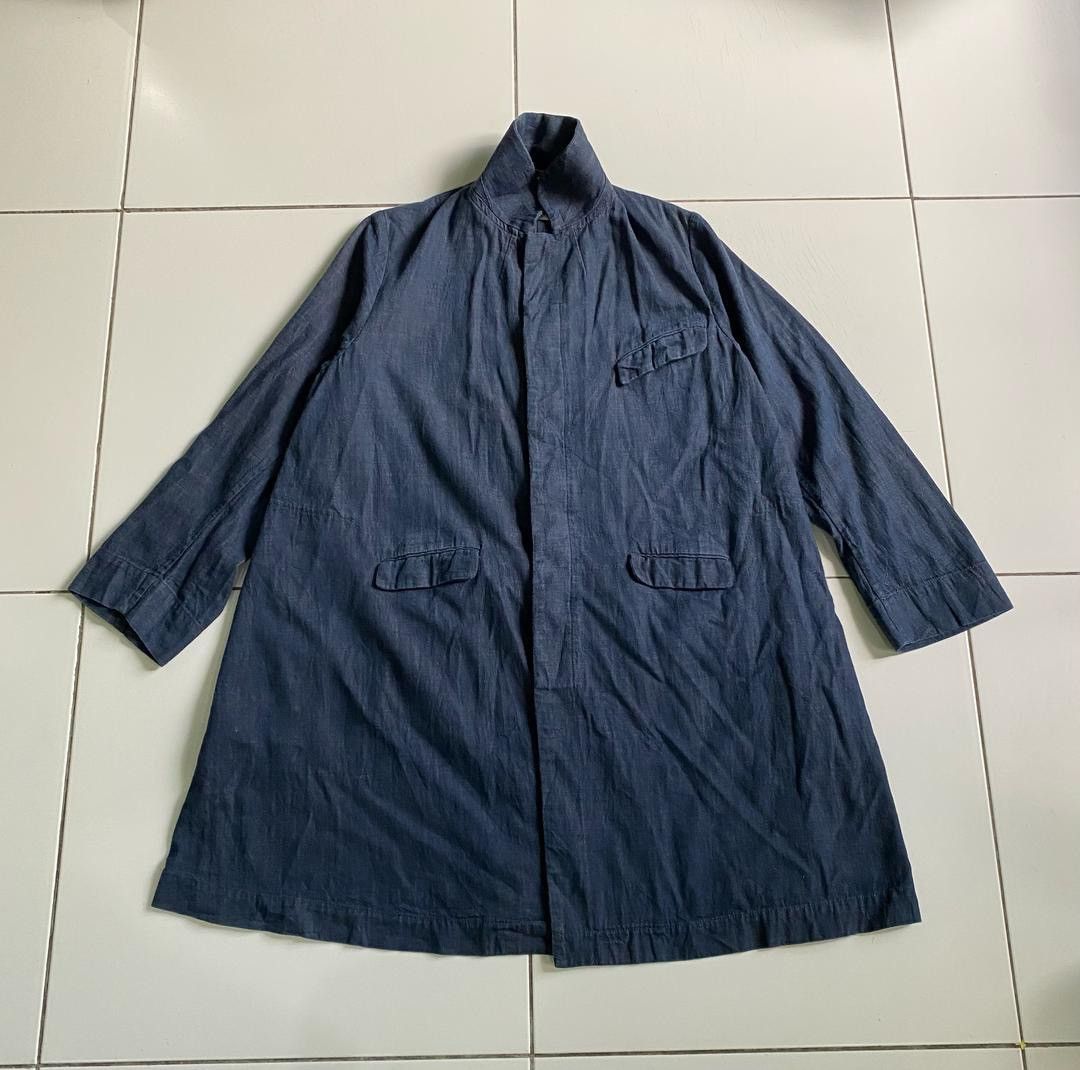 45rpm 45rpm indigo dyed fabric Long Jackets Size XS / US 0-2 / IT 36-38 - 1 Thumbnail