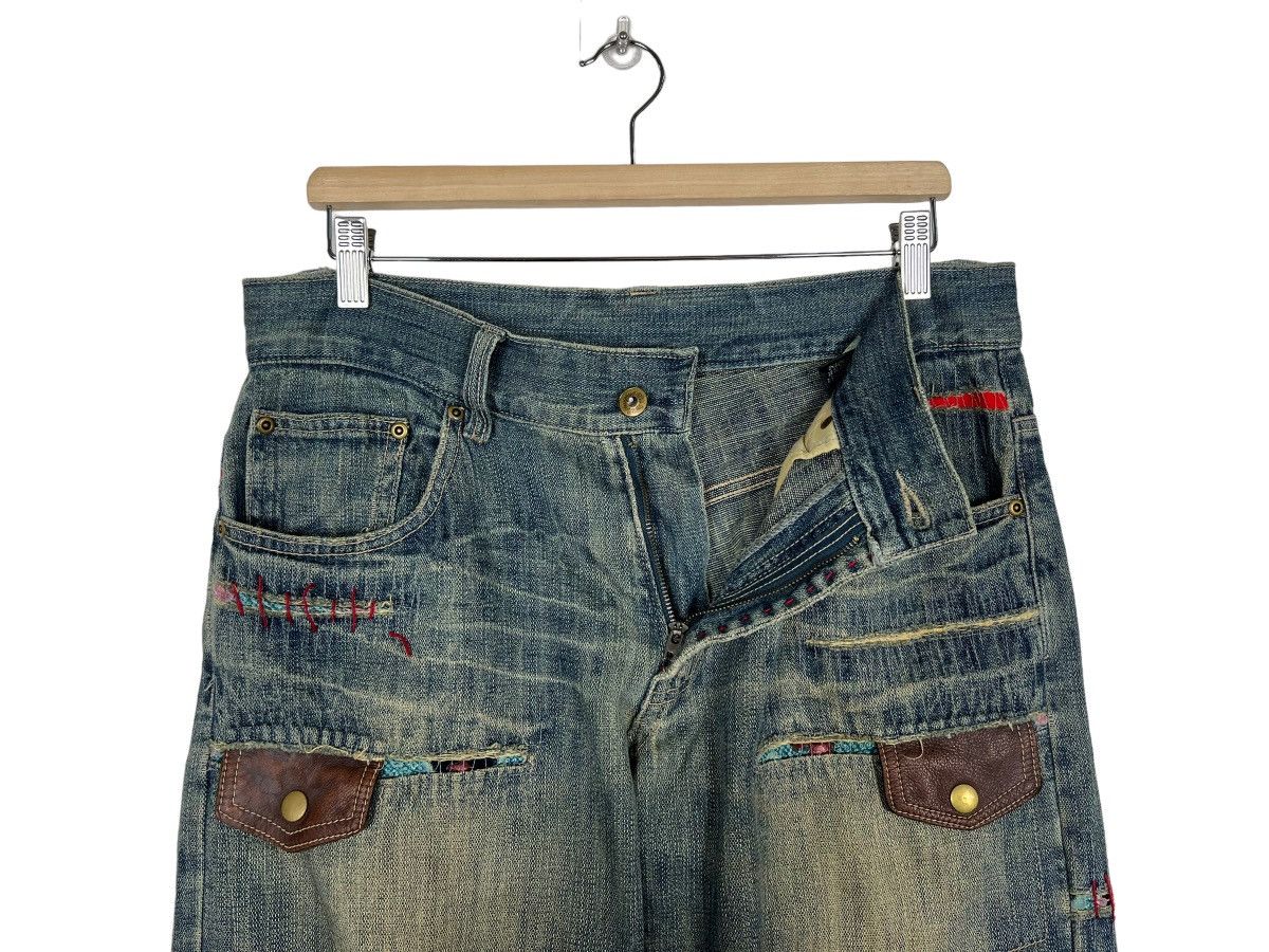 Japanese Brand 🔥 XTAHU GAPO NOK JEANS Size US 34 / EU 50 - 10 Thumbnail