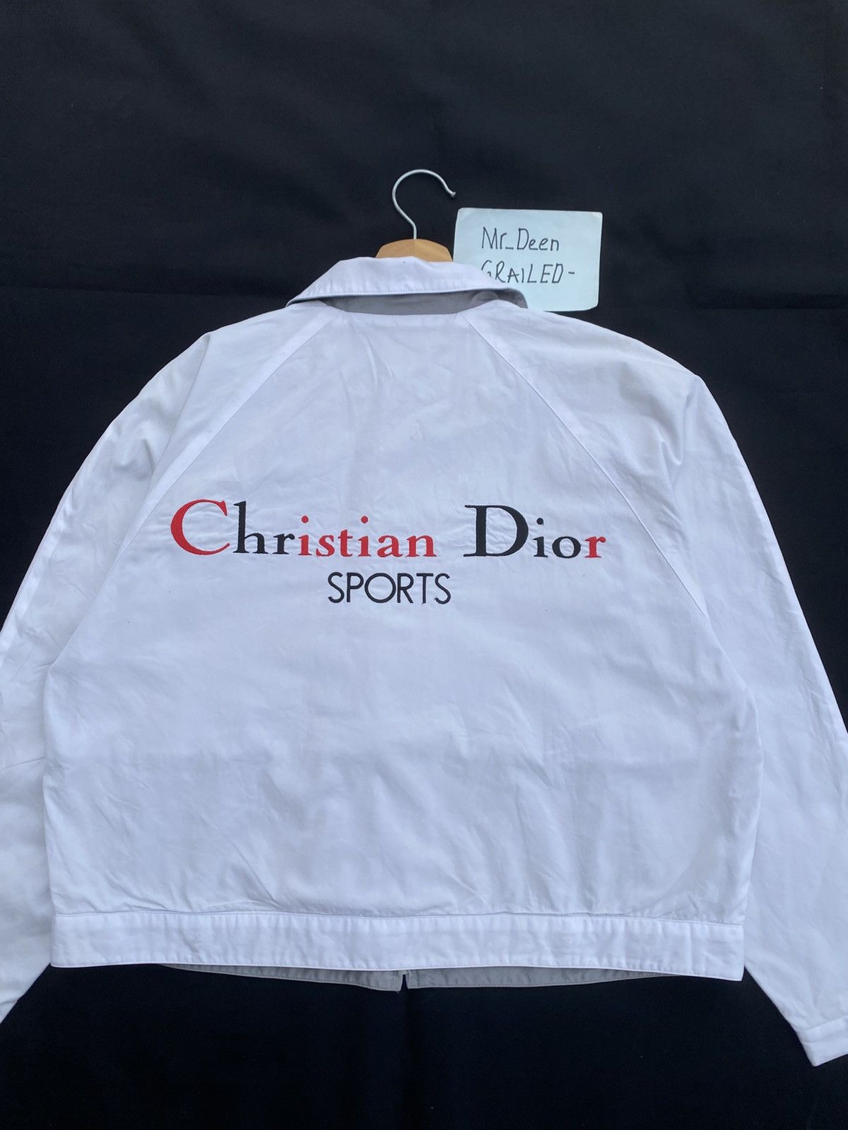 Christian Dior Monsieur Rare Vtg Christian Dior Spellout Reversible Cotton Jacket Size US M / EU 48-50 / 2 - 6 Thumbnail