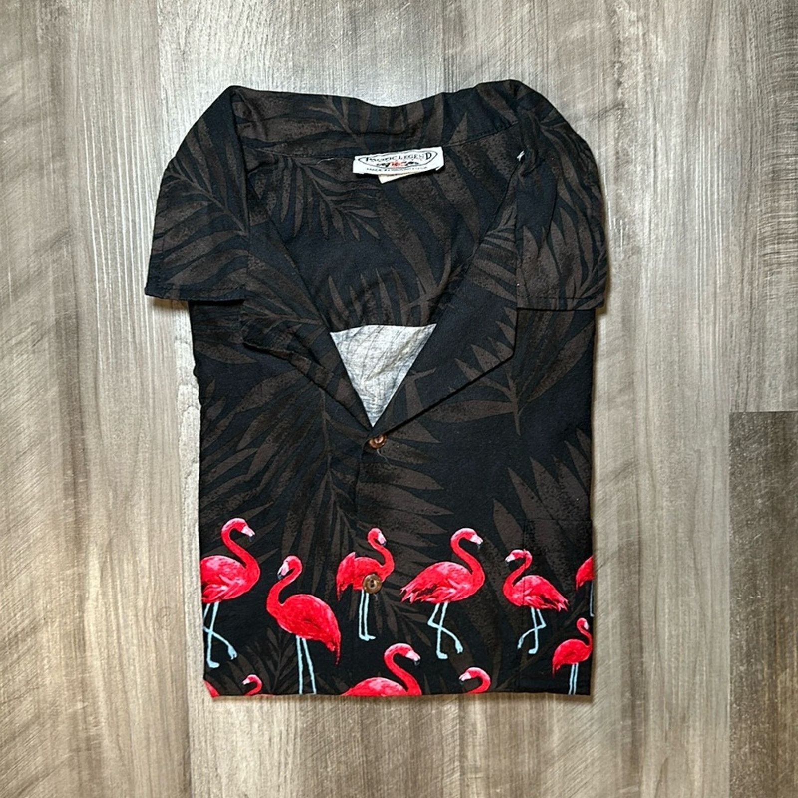 Pacific Legend Pacific Legend Hawaiian Flamingo Short Sleeve - 2XL Size US XXL / EU 58 / 5 - 1 Thumbnail