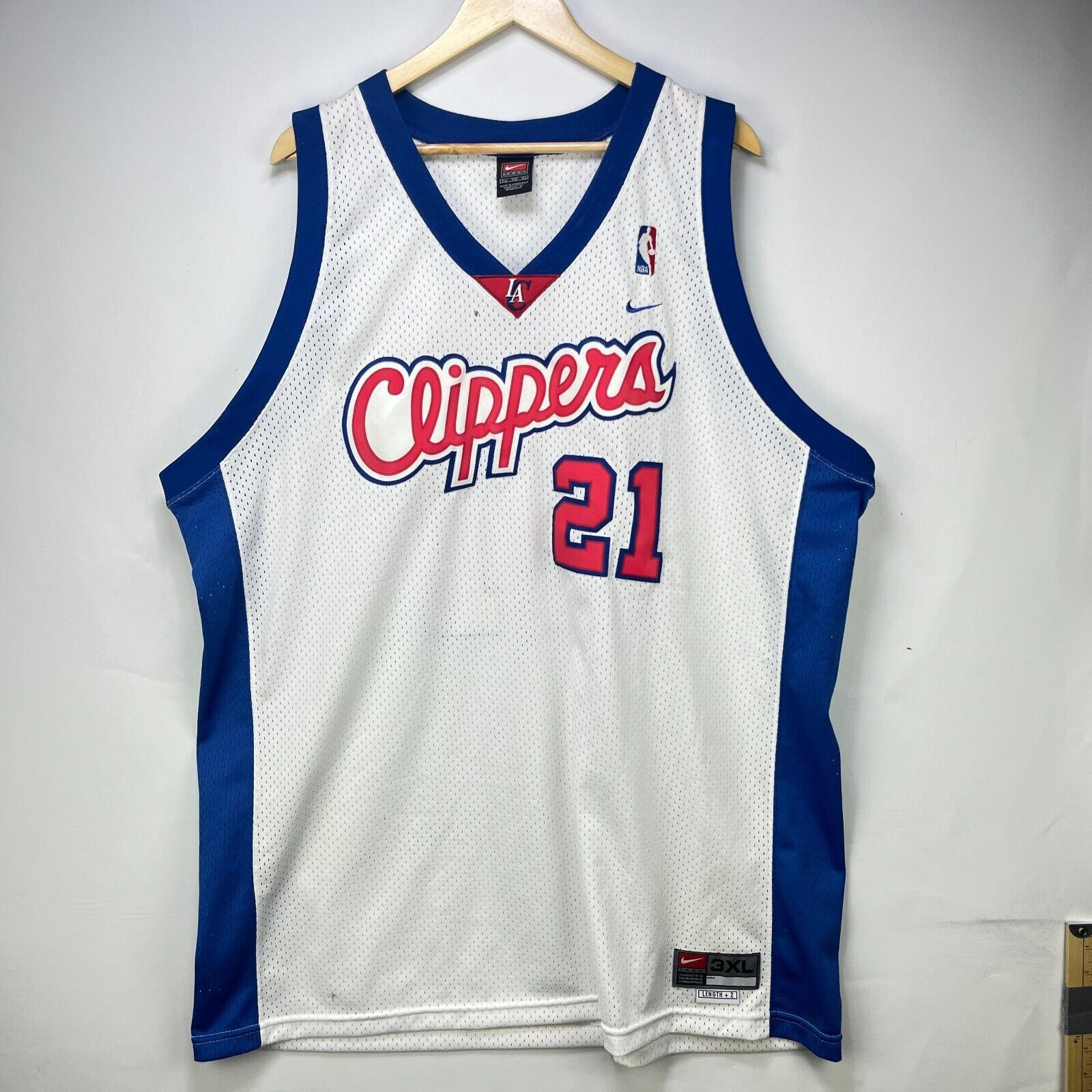 Nike × Vintage Vintage Los Angeles Clippers DariusMiles Nike 3XL Signed NBA Size US XXL / EU 58 / 5 - 1 Thumbnail