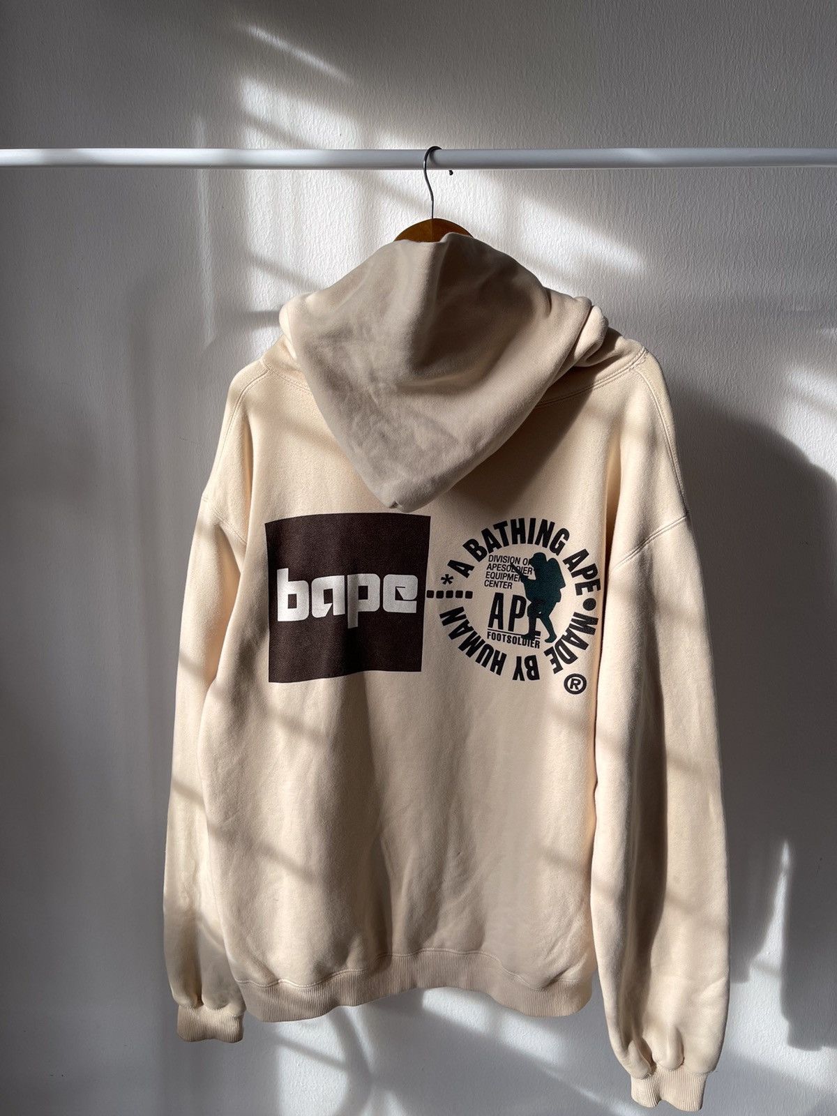Bape × Nigo 1999 Bape Foot Soldier Thermal Zip Hoodie Size US XL / EU 56 / 4 - 6 Thumbnail