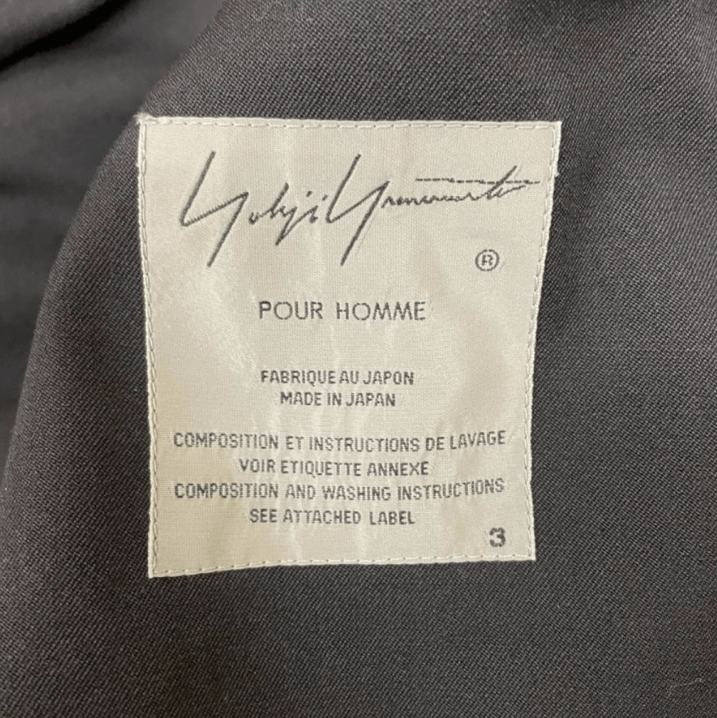 Yohji Yamamoto Yohji Yamamoto Pour Homme 19AW - W/Gabardine Belted Jacket Size US L / EU 52-54 / 3 - 7 Thumbnail