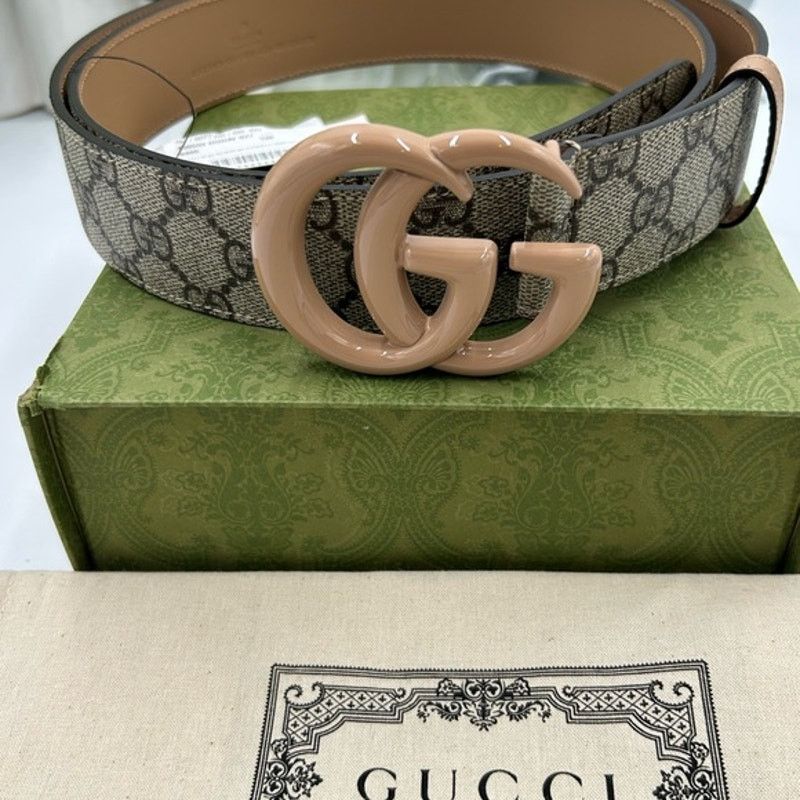 Men's Gucci, GG Marmont, Supreme canvas belt size 120 cm