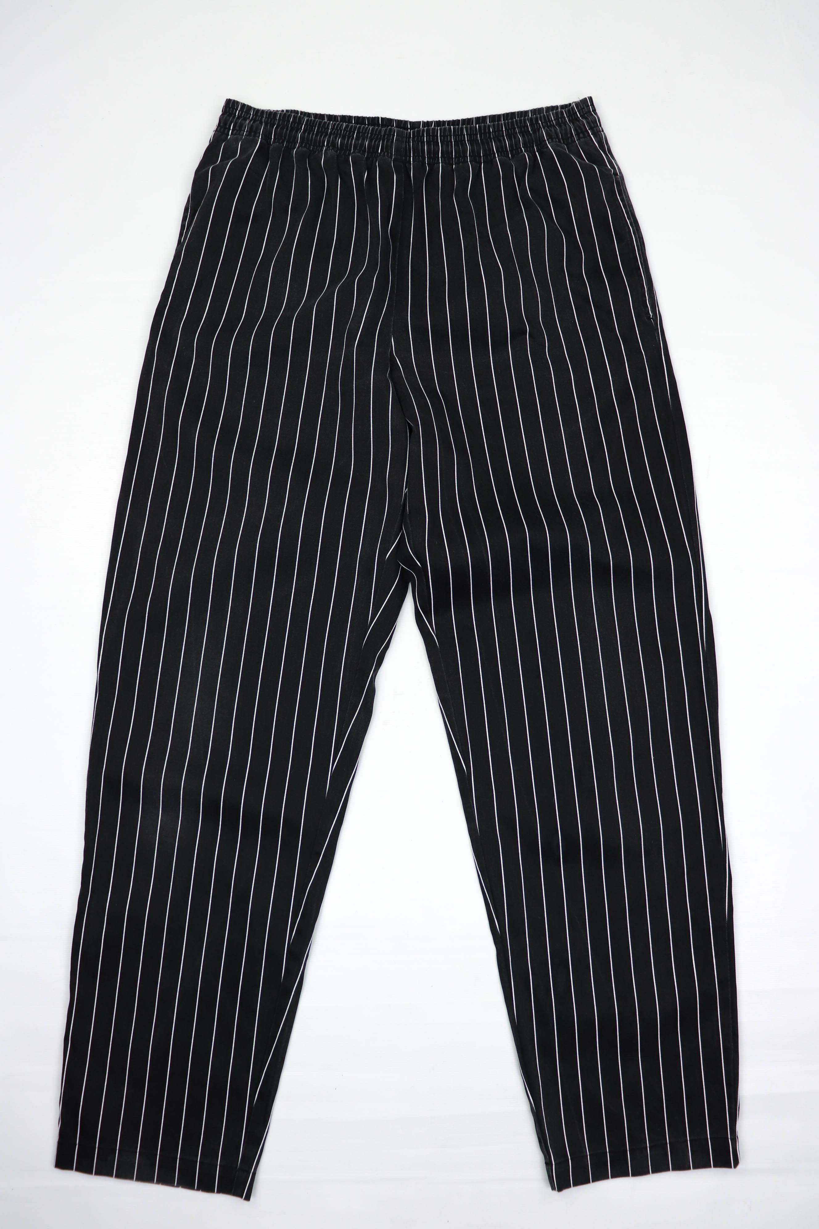 Other Vintage Lutteurs Striped Black Workers Chore Pants Size US 32 / EU 48 - 1 Thumbnail