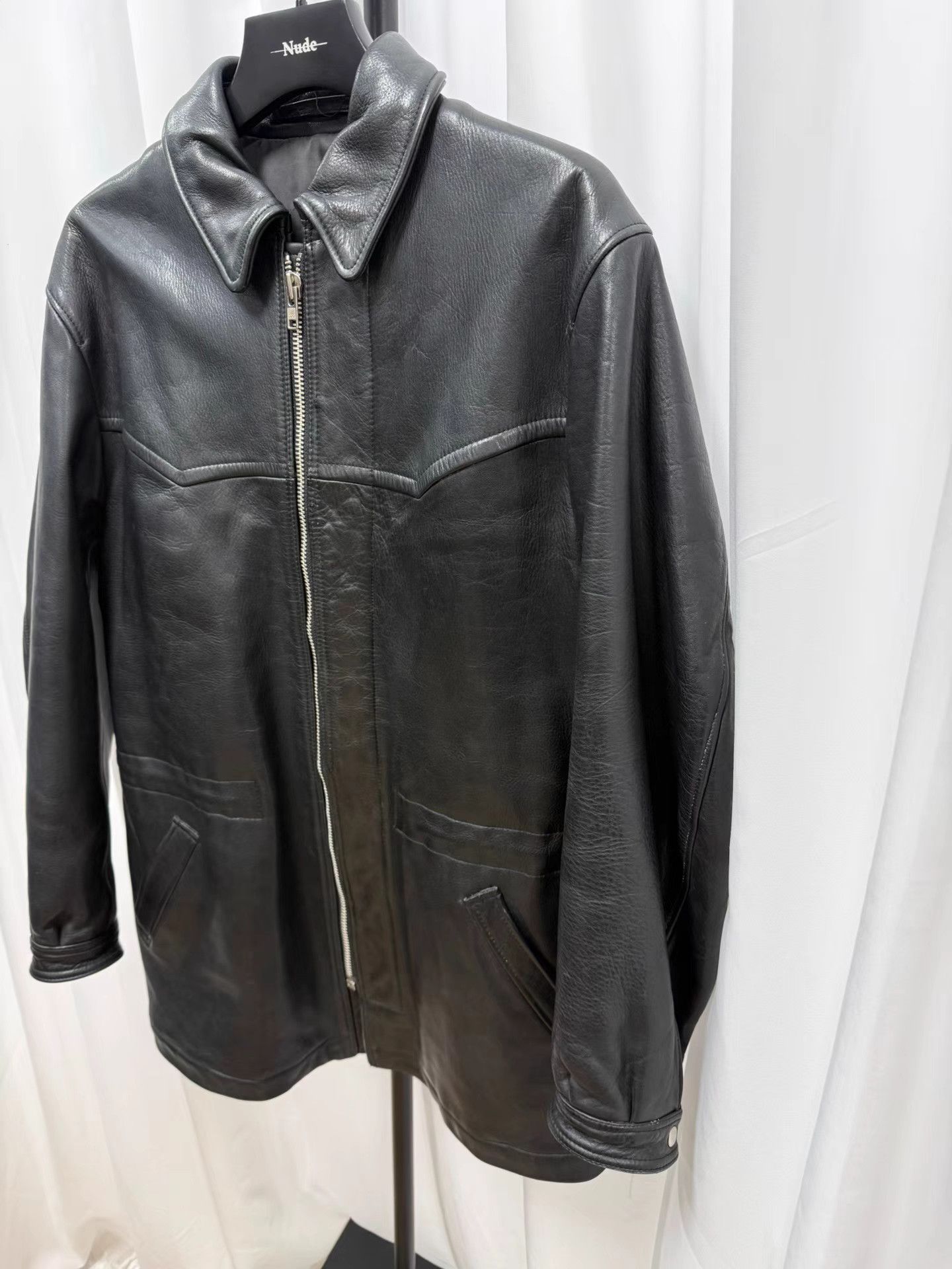 Yohji Yamamoto Yohji Yamamoto Y's Heavy Leather Coat K20 Size US XL / EU 56 / 4 - 2 Thumbnail
